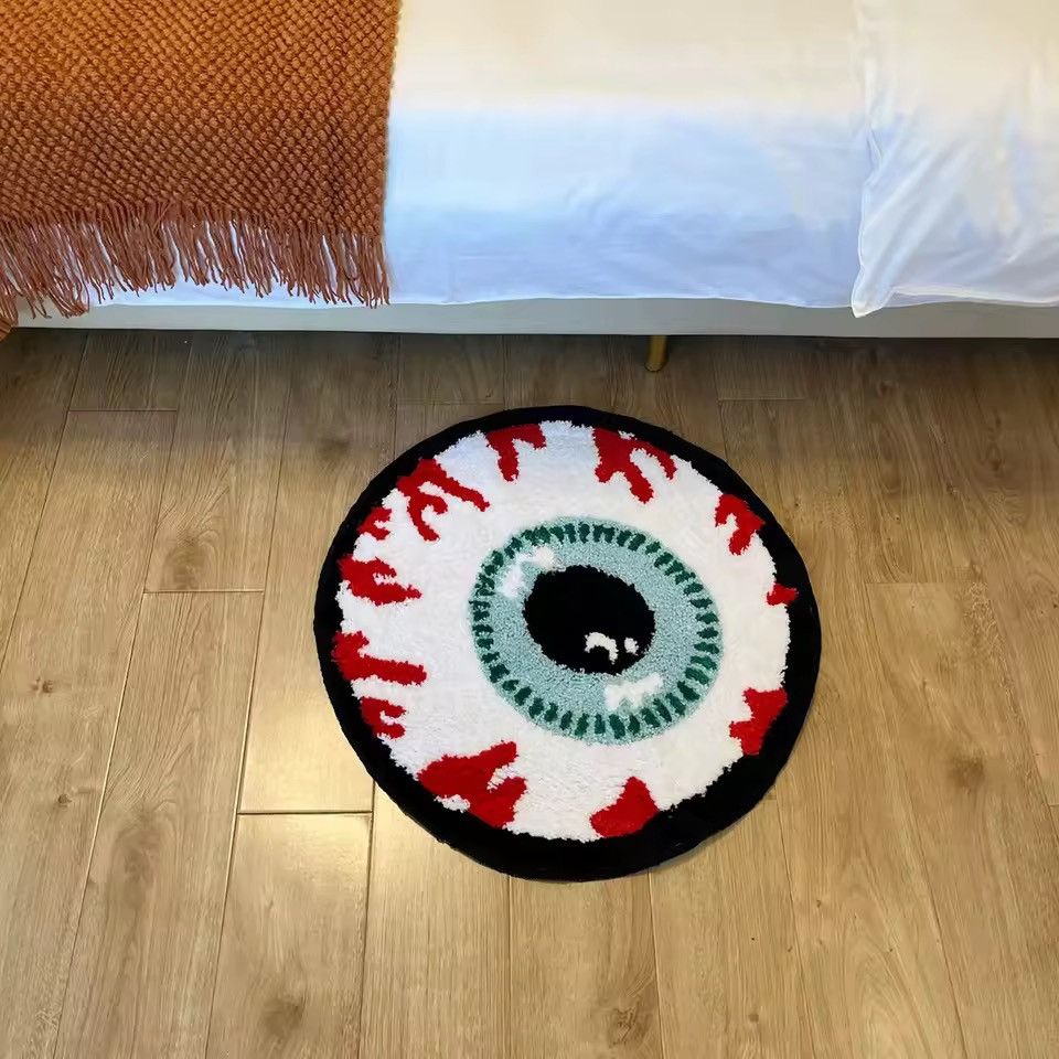 Other Handmade Custom Eyeball Gothic Home Bedroom Rug Carpet Size ONE SIZE - 2 Thumbnail