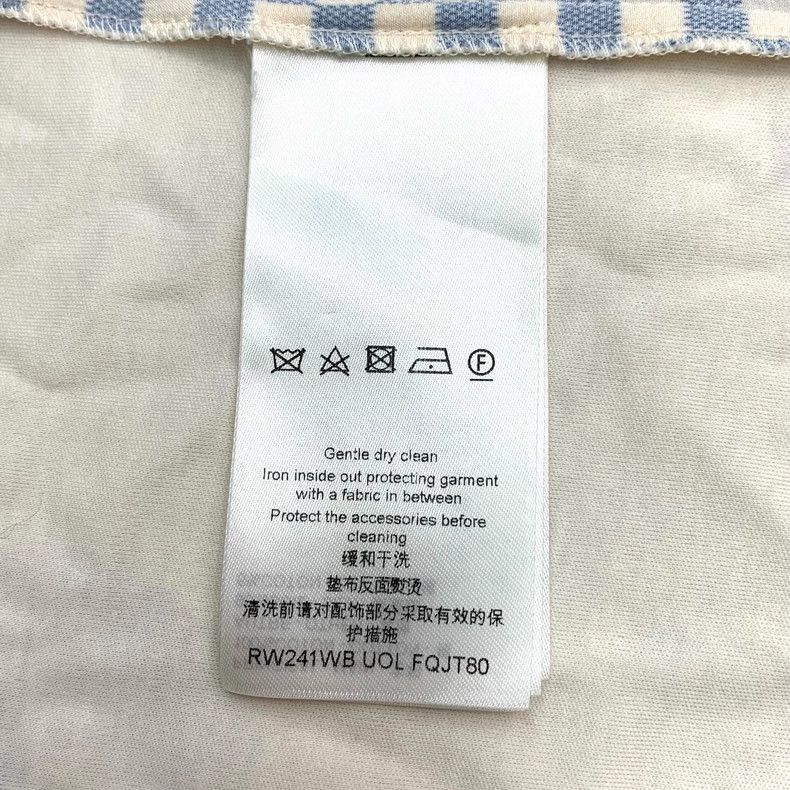 Louis Vuitton Louis Vuitton 24 Color-Block Checkerboard Cotton Crew Neck Size M / US 6-8 / IT 42-44 - 7 Thumbnail