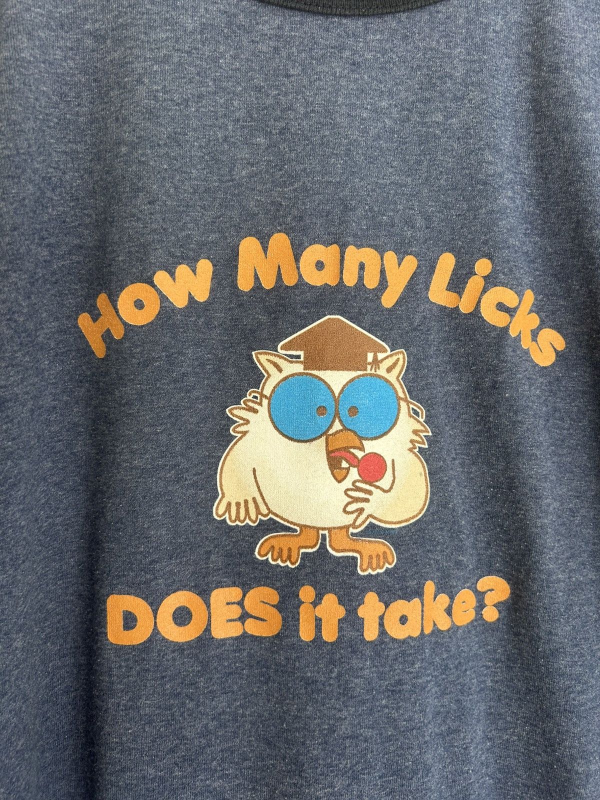Vintage Vintage Tootsie Pop Owl ‘How Many Licks Does It Take?’ Shirt Size US L / EU 52-54 / 3 - 3 Thumbnail