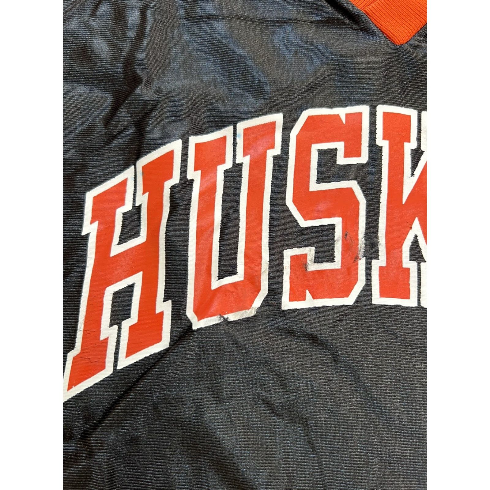 Vintage VINTAGE Huskies Football Jersey Shirt XL Black 90s Men Short Sleeve Rawlings Size US XL / EU 56 / 4 - 5 Thumbnail