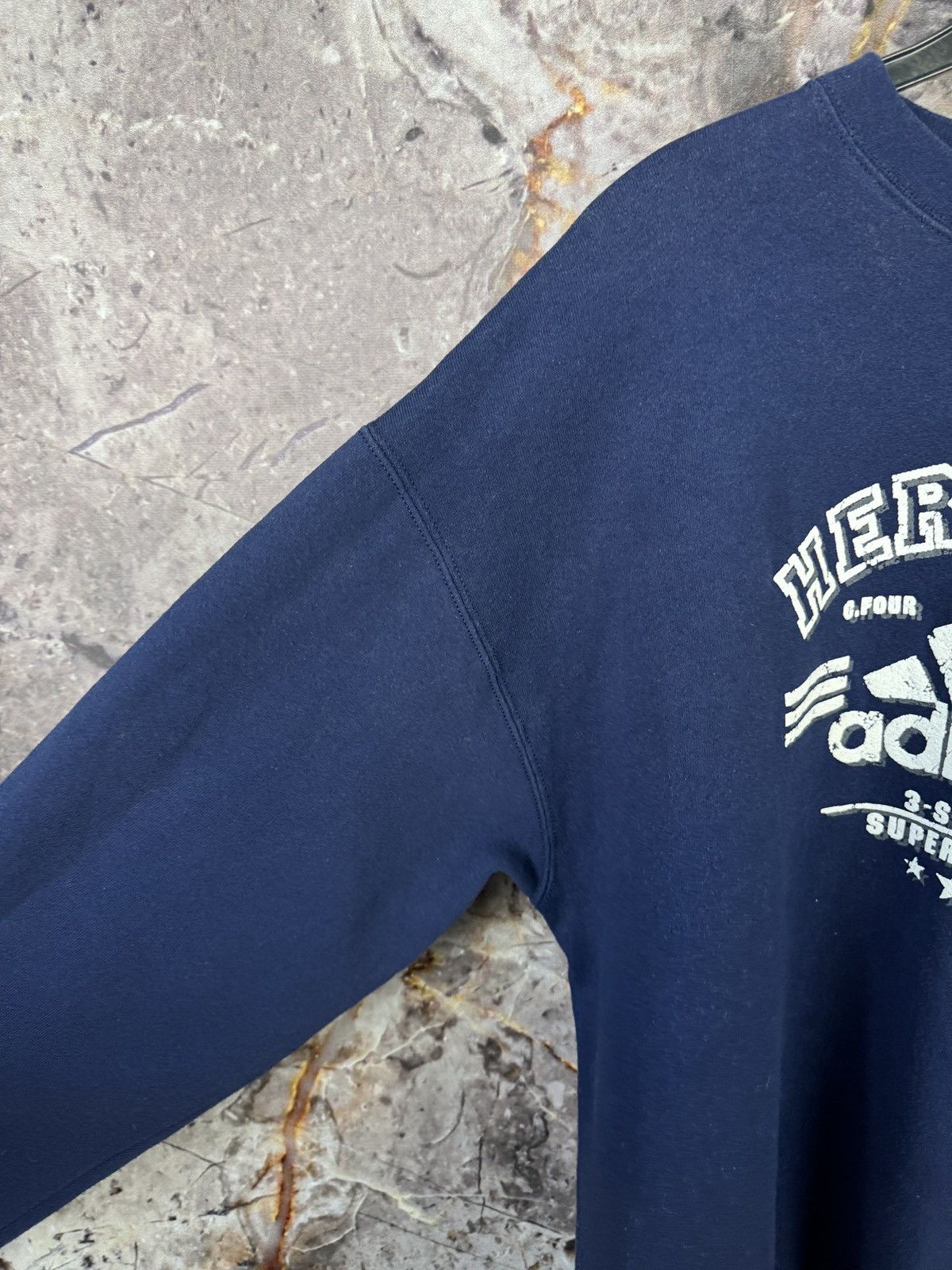 Adidas × Vintage Men’s Adidas 3-Stripe Superiority Sweatshirt Size XL Size US XL / EU 56 / 4 - 6 Thumbnail