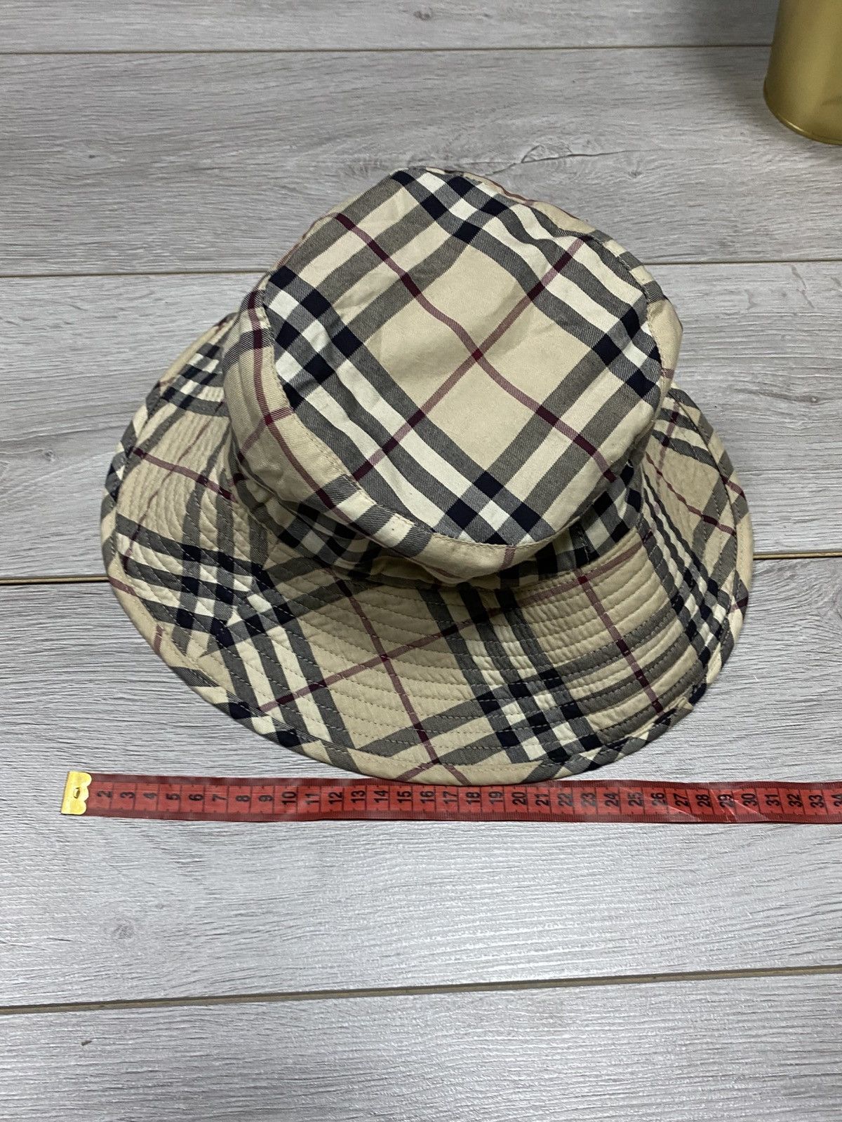 Burberry Burberry London denim bucket hat nova check double-side hat Size ONE SIZE - 8 Thumbnail
