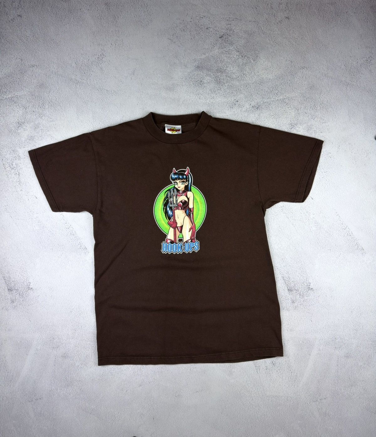 Hook-Ups Hook-Ups Skateboards T-Shirt Anime Devil Girl Print Men’s Size US M / EU 48-50 / 2 - 1 Thumbnail