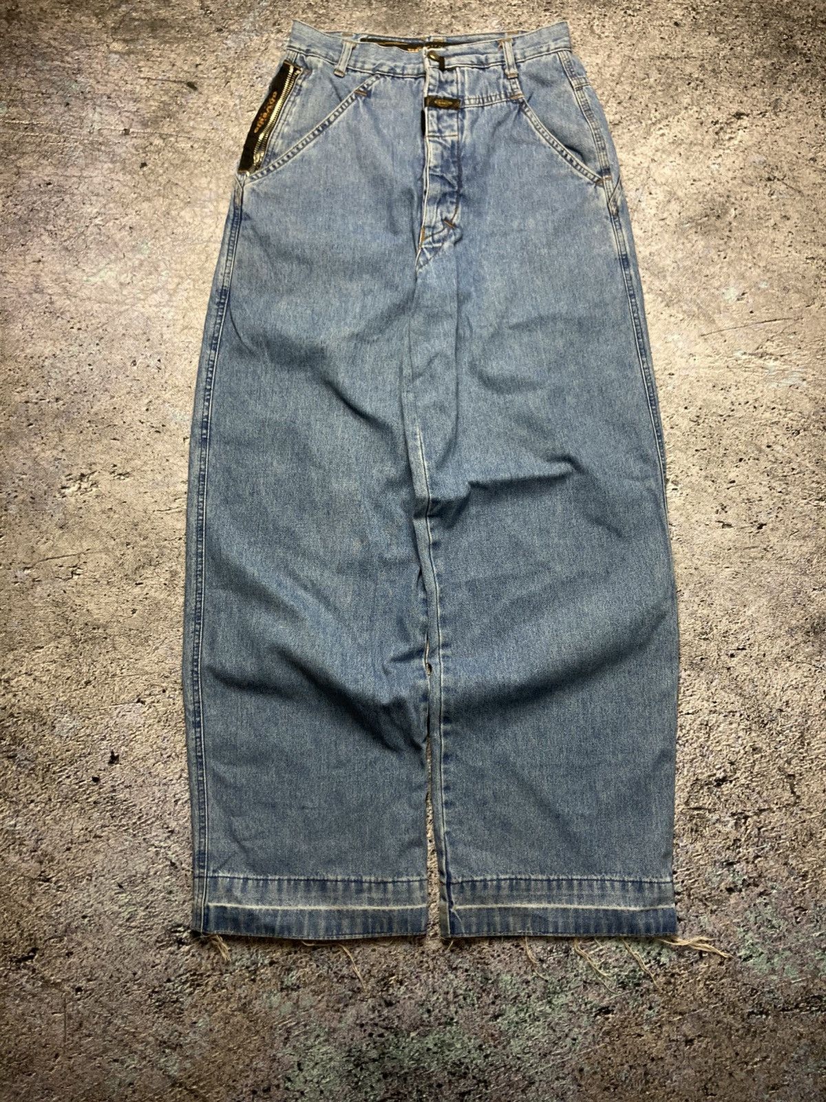 Marithe + Francois Girbaud × Vintage Jeans Zip Marithe Francois Girbaud ZipPants Opium zipper Size US 26 / EU 42 - 2 Thumbnail