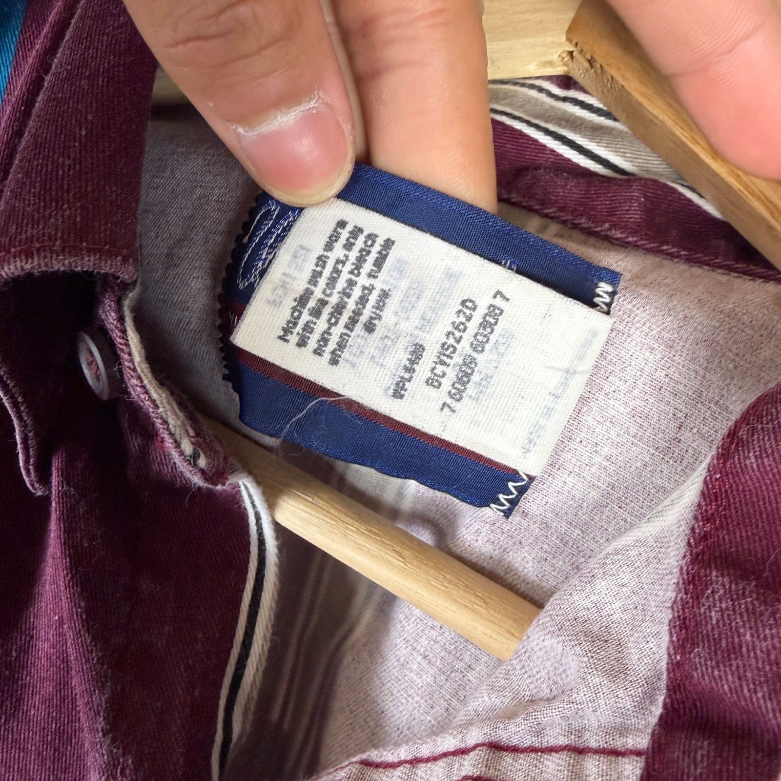 Wrangler Wrangler Brushpopper Blue Stripe X-Long Tails Large Shirt Size US L / EU 52-54 / 3 - 4 Thumbnail