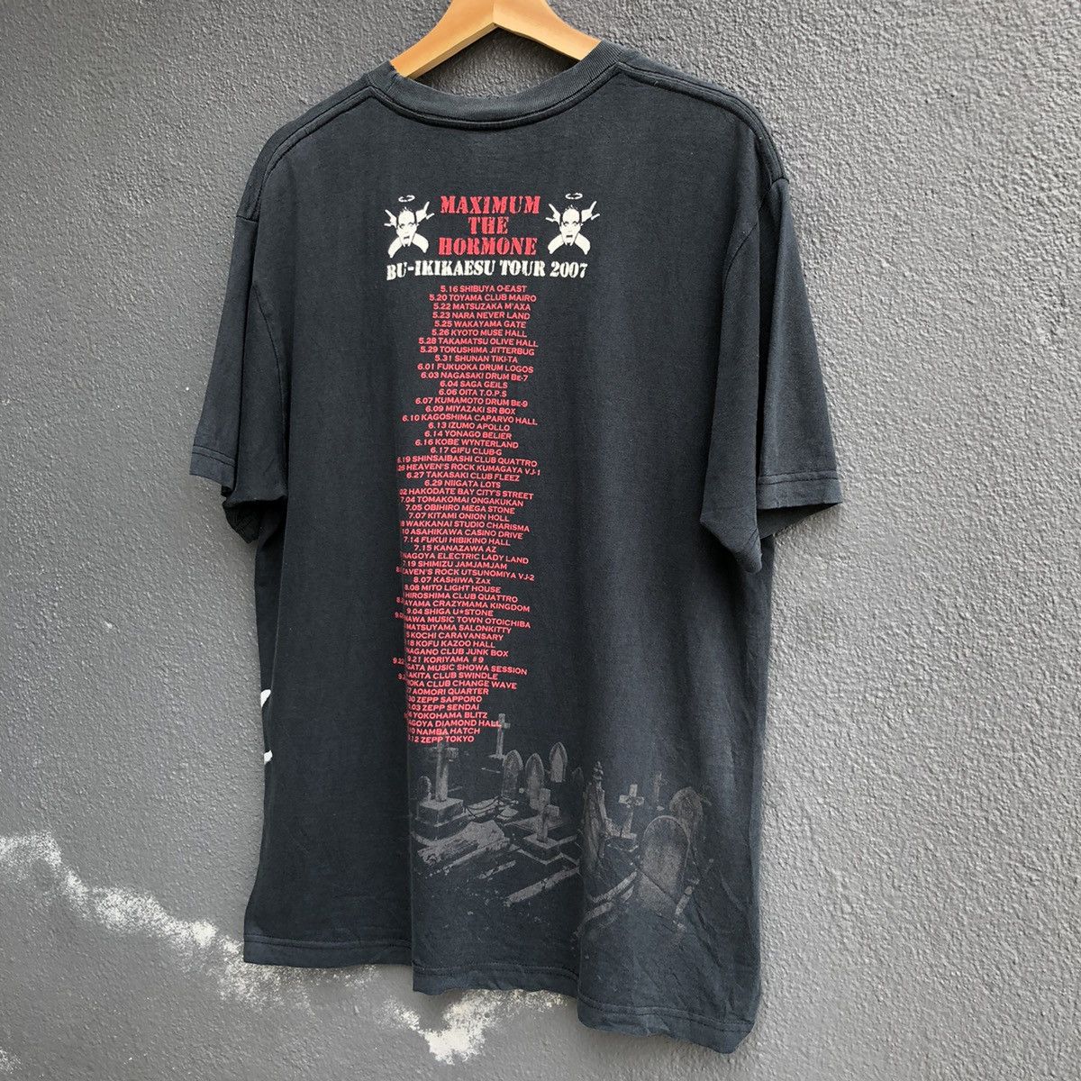 Band Tees 💢Distressed💢 Maximum The Hormone Tour 2007 x Rolling Cradle Size US L / EU 52-54 / 3 - 10 Thumbnail