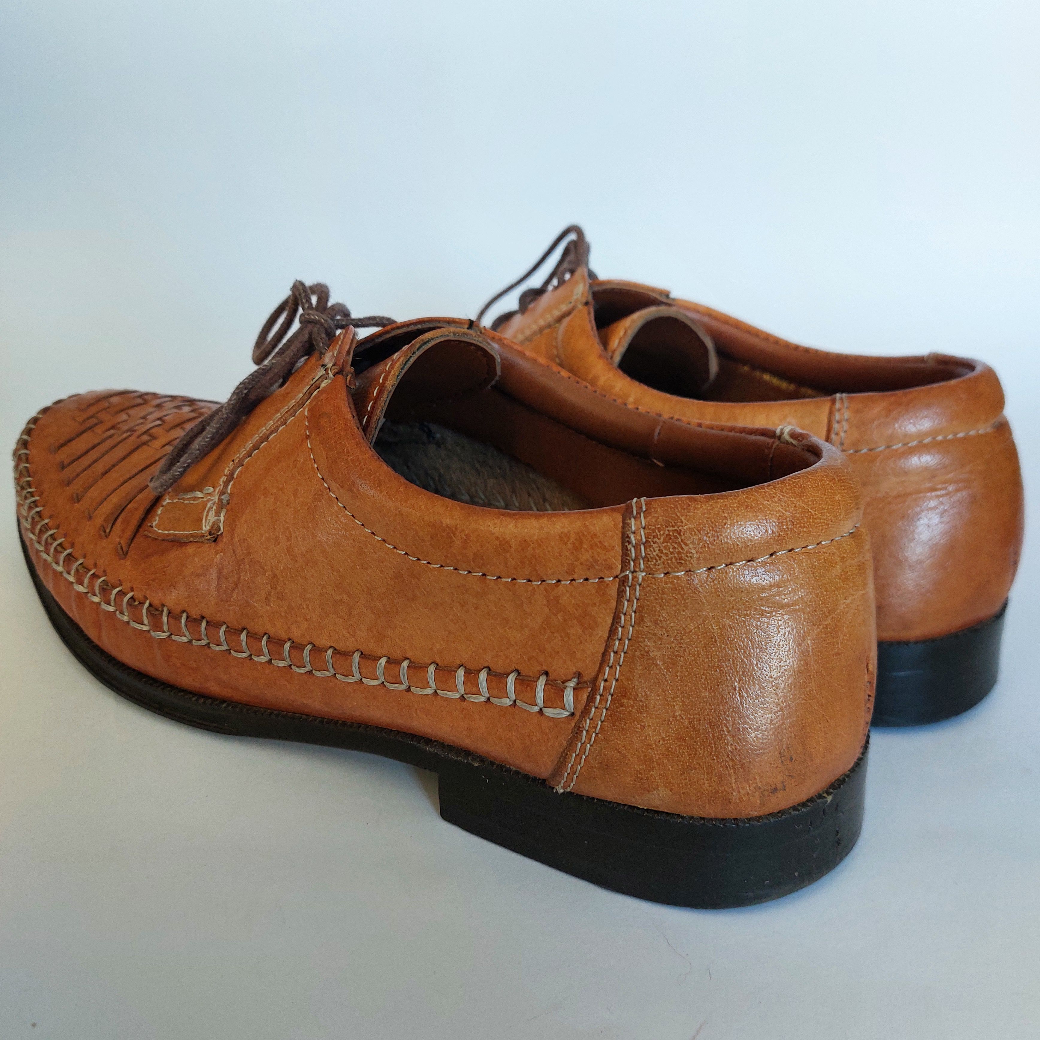 Other Stead & Simpson vintage pleated leather shoes Size US 9 / EU 42 - 4 Thumbnail