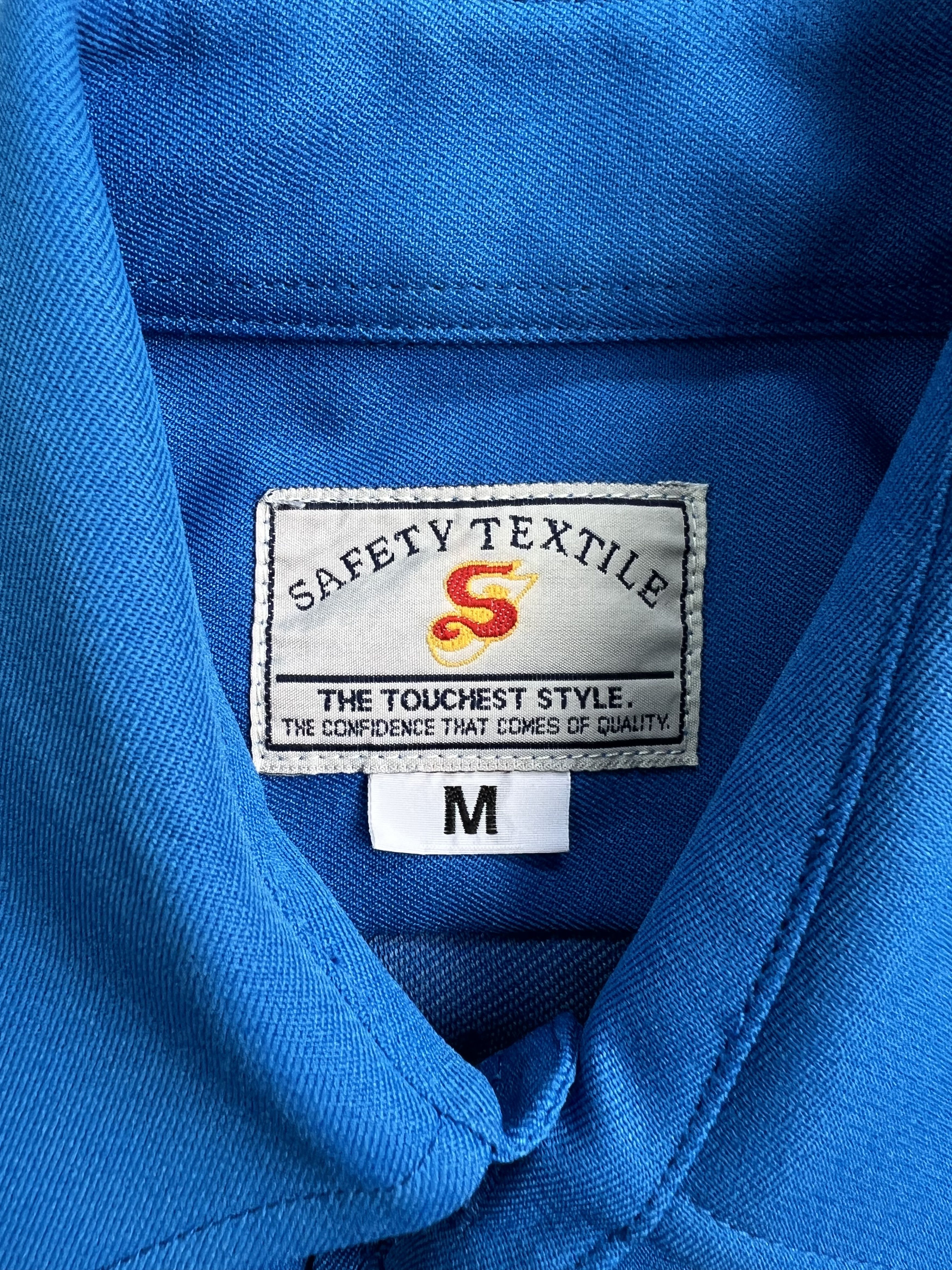 Vintage Vintage Security Work Shirt Blue Medium Size US M / EU 48-50 / 2 - 3 Thumbnail