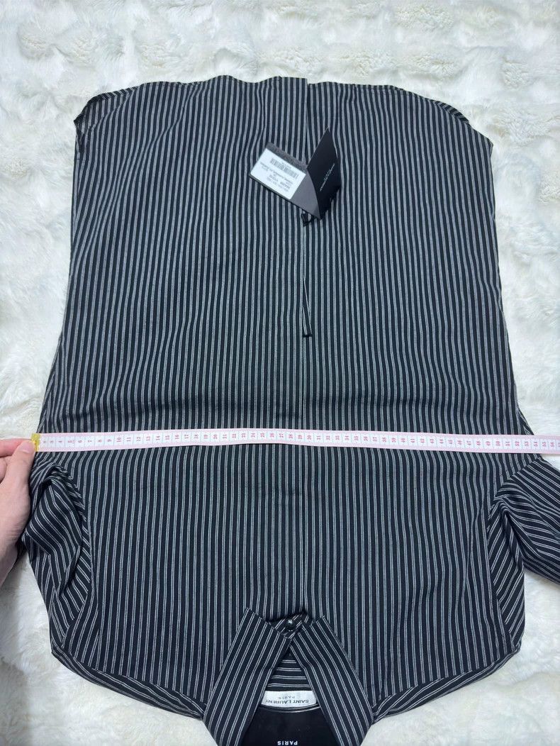 Saint Laurent Paris Saint Laurent Striped Shirt with Tags-2505 Size US M / EU 48-50 / 2 - 7 Thumbnail
