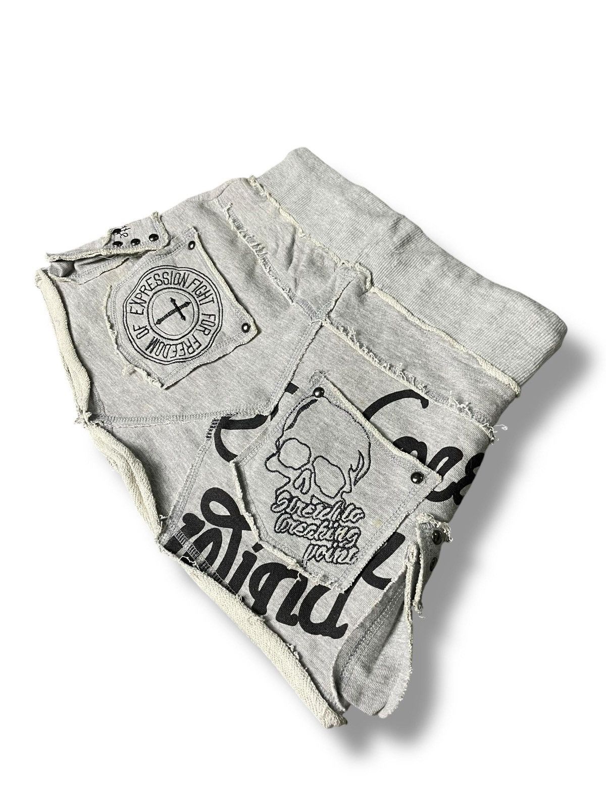 Japanese Brand Love Junkie Punk Mini Skirt (6) Size 23" - 12 Thumbnail