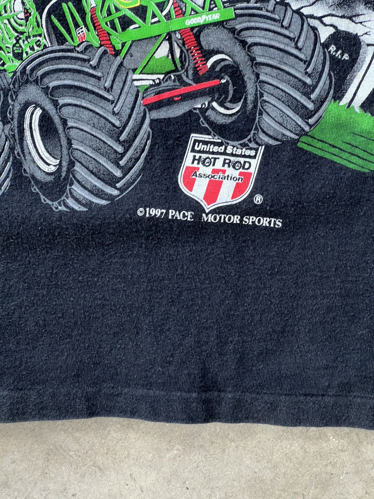 Vintage Vintage Grave Digger Grim Reaper Monster Jam Tee Medium Size US M / EU 48-50 / 2 - 6 Thumbnail