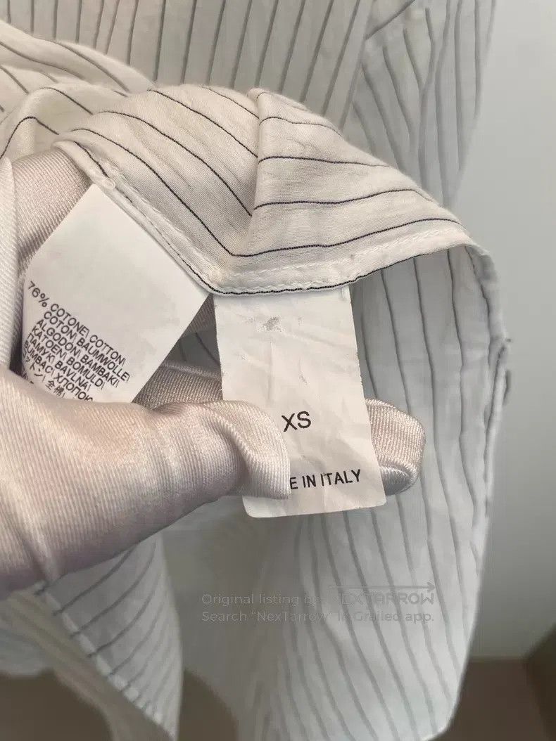Brunello Cucinelli Brunello Cucinelli White striped shirt Size XS / US 0-2 / IT 36-38 - 4 Thumbnail