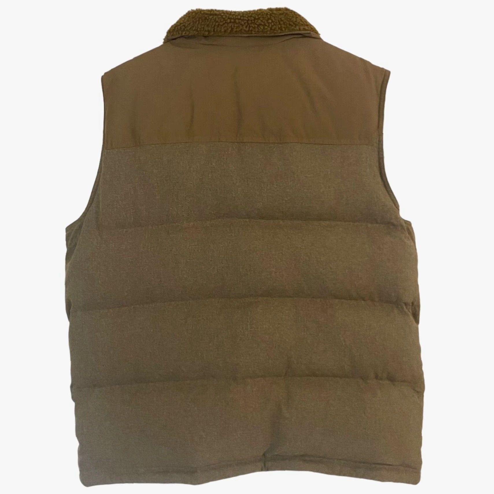 Eddie Bauer Eddie Bauer Down Insulated Puffer Vest Sherpa Collared Brown Pockets Mens XL Size US XL / EU 56 / 4 - 3 Thumbnail