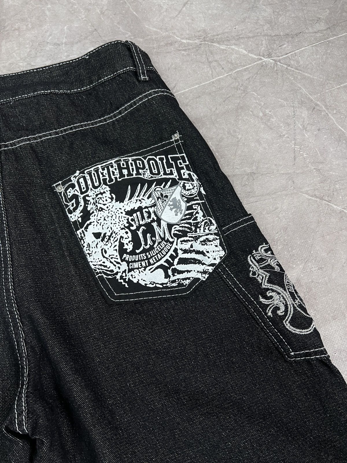 Coogi South pole hype baggy Denim Skater Jeans Wide leg y2k style Size US 32 / EU 48 - 11 Thumbnail
