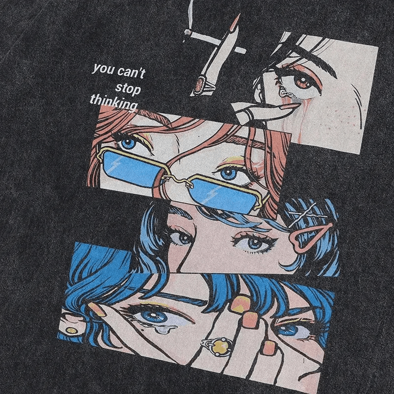 Japanese Brand × Vintage Oversized Distressed Japan Anime Eye Vintage Tshirt Size US L / EU 52-54 / 3 - 3 Thumbnail