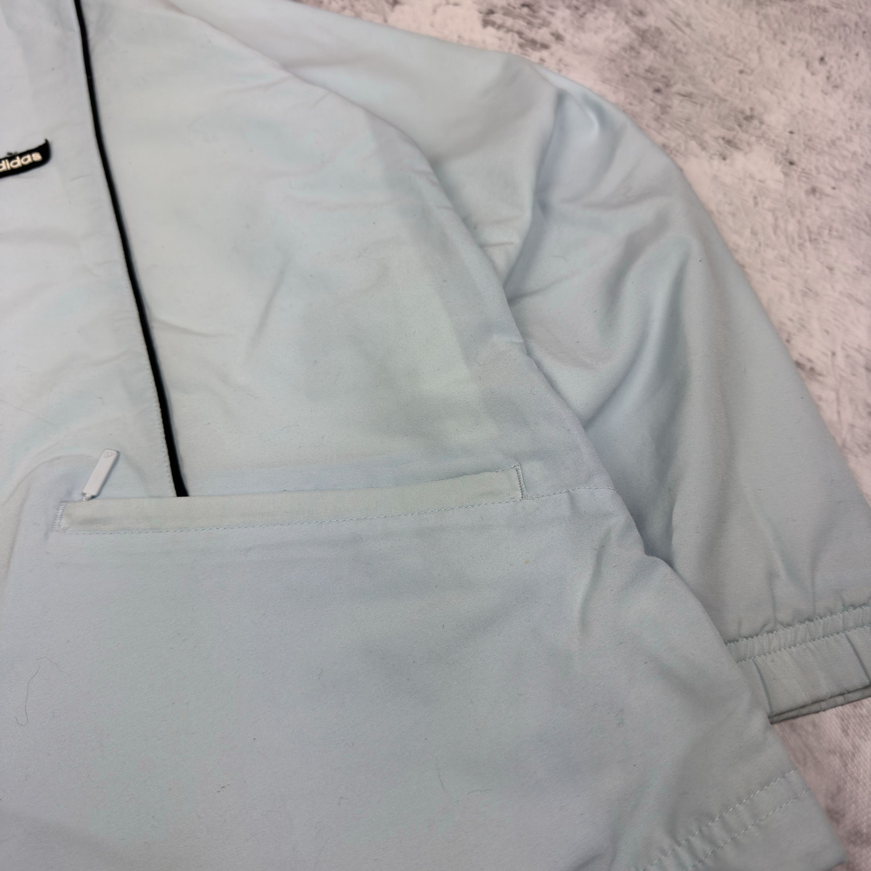 Adidas Adidas Men's Light Blue Full Zip Windbreaker Jacket Large Size US L / EU 52-54 / 3 - 7 Thumbnail