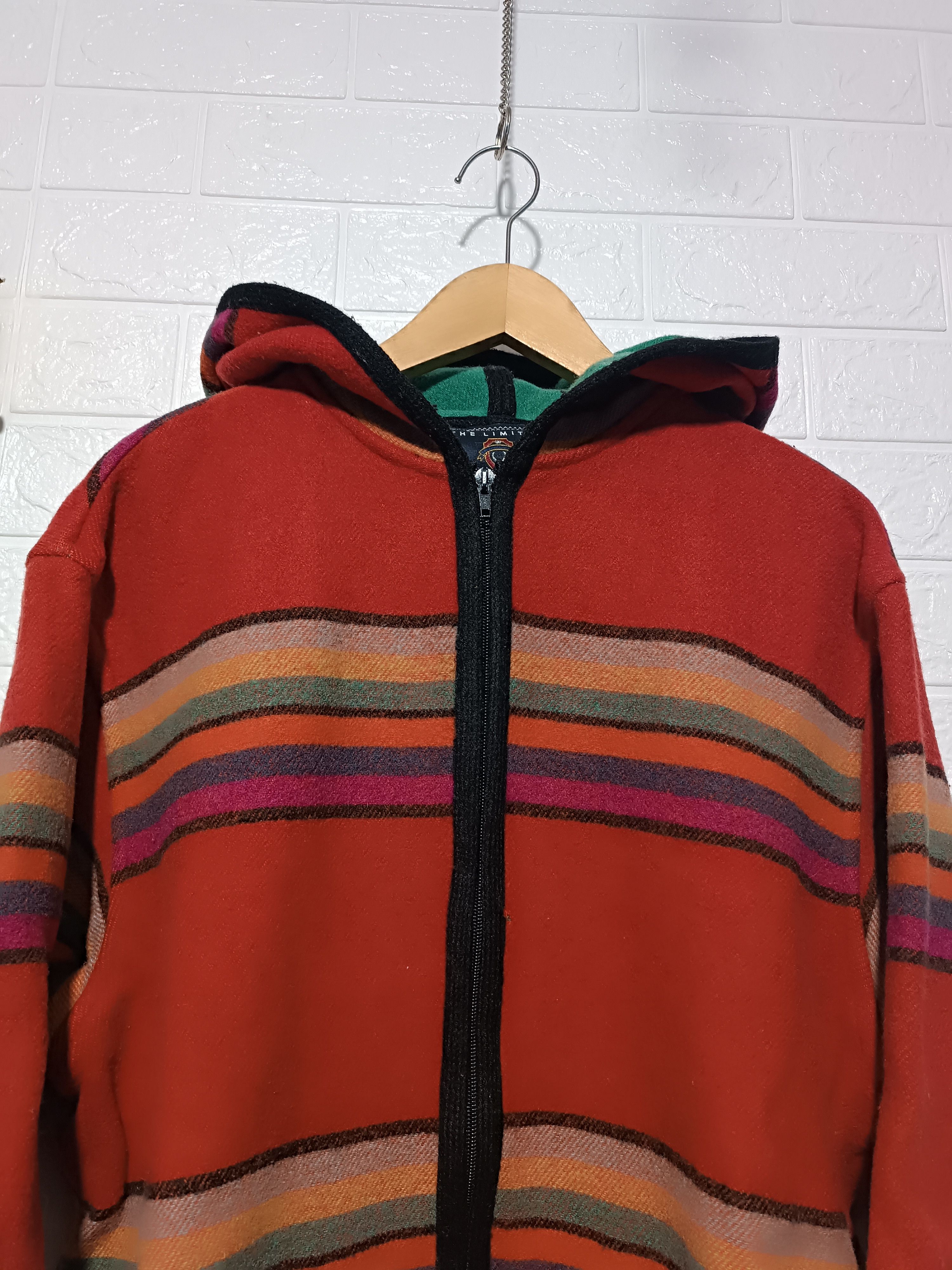 Japanese Brand Vintage Limited Collection Blanket Coat Wool Hoodie Jacket Size US L / EU 52-54 / 3 - 3 Thumbnail