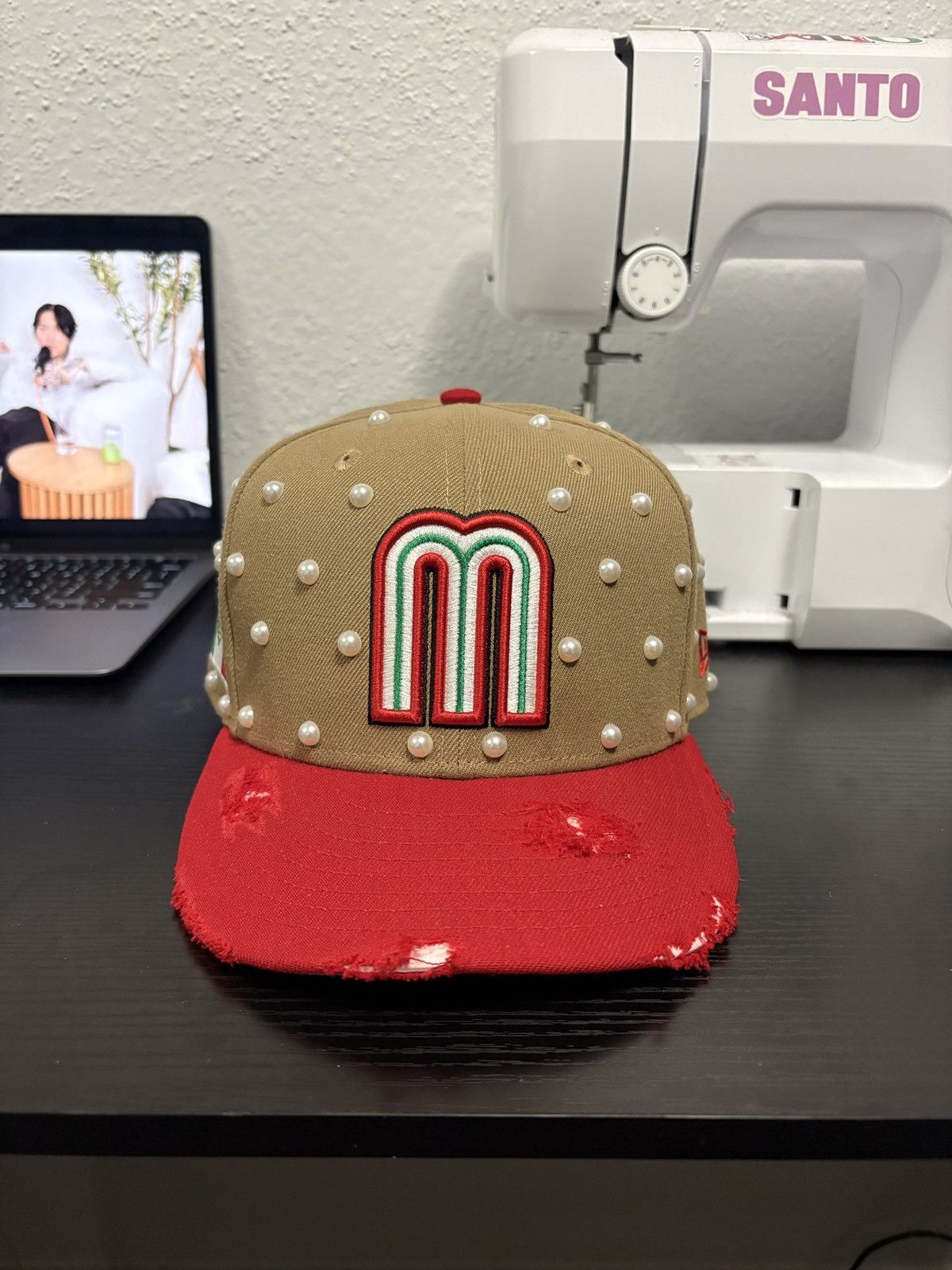 New Era New Era Santo Custom Mexico Fitted Hat Size ONE SIZE - 1 Thumbnail