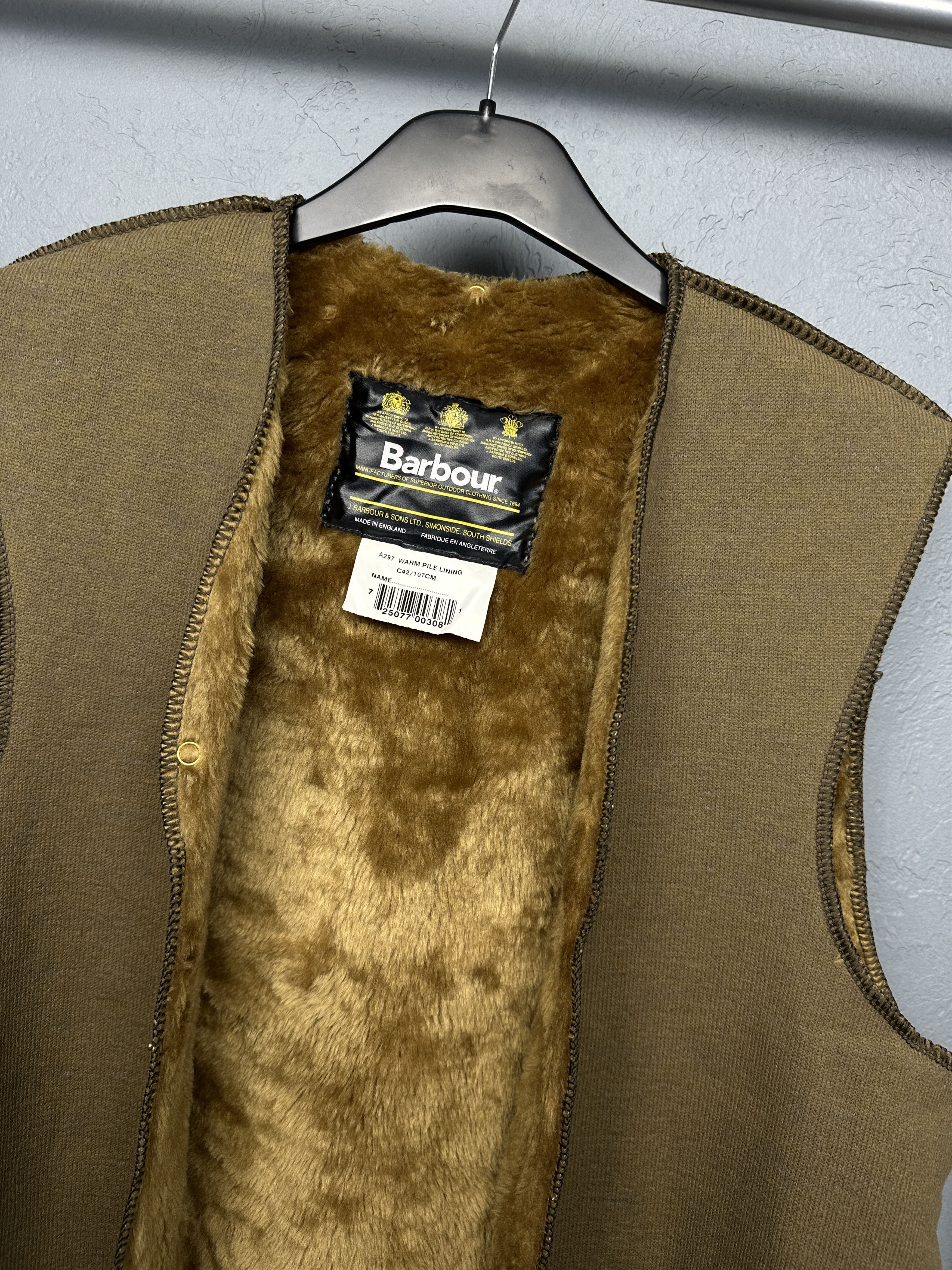 Barbour Barbour Vintage Mens Vest Warm Pile Lining Size US L / EU 52-54 / 3 - 2 Thumbnail