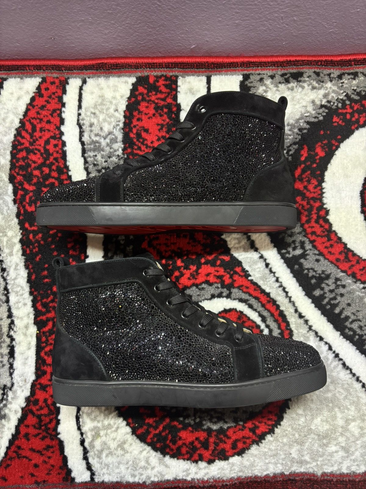 Christian Louboutin Christian Louboutin Louis Strass High-Top Size US 12 / EU 45 - 2 Thumbnail