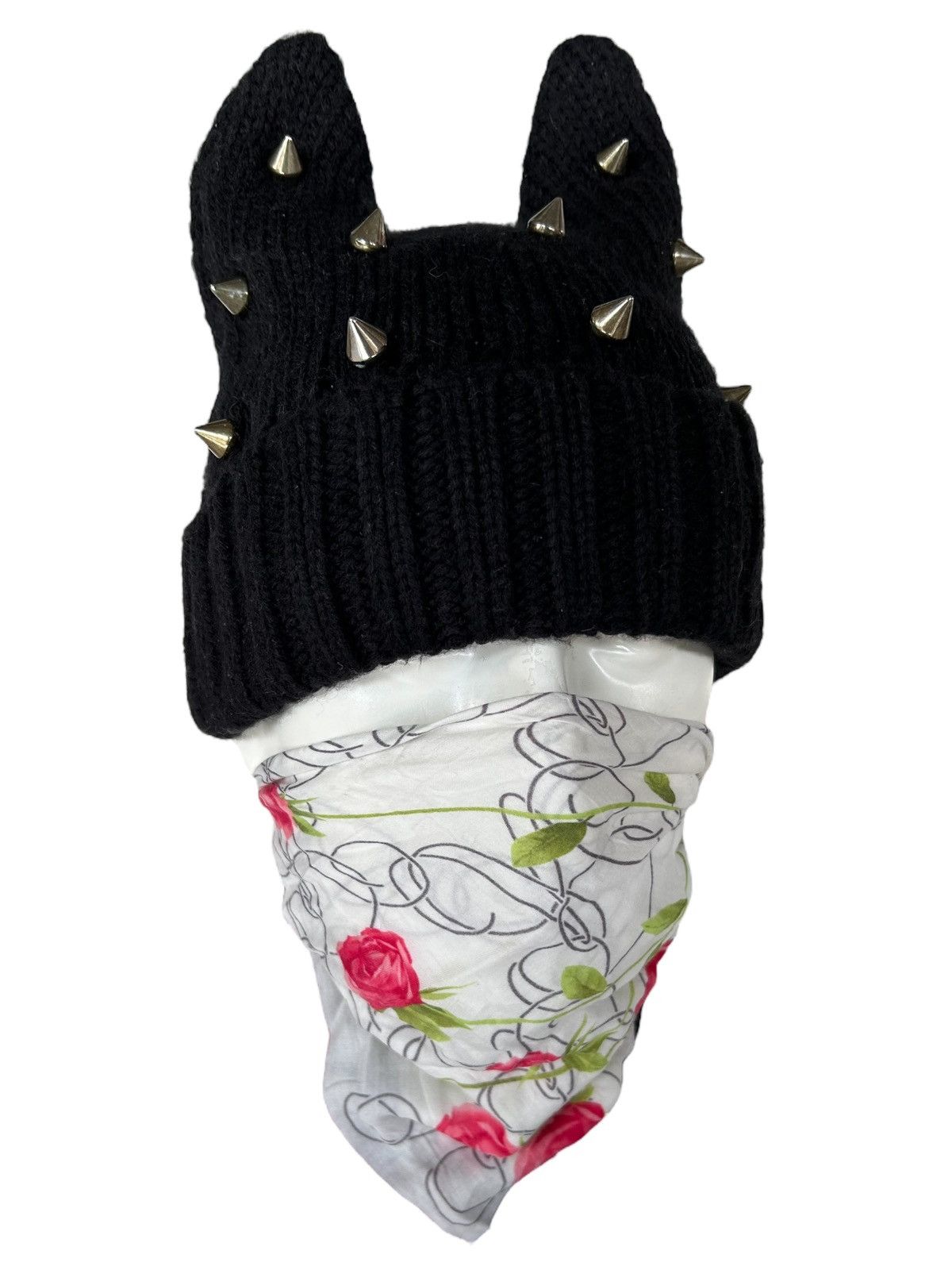Japanese Brand × Kapital × Vintage DEVIL HORN PUNK STUDDED Knitt Beanie Hats ☠️☠️ Size ONE SIZE - 1 Thumbnail