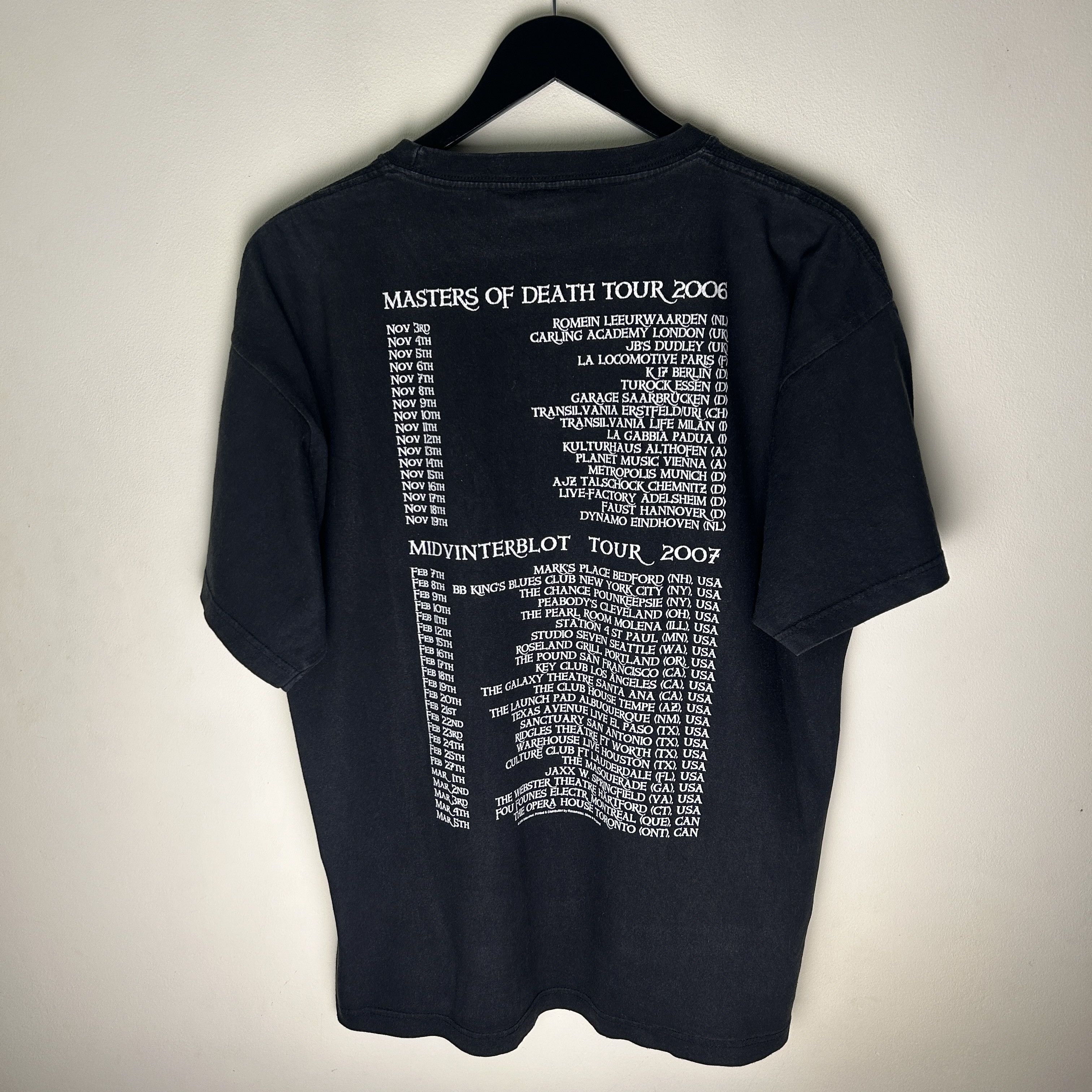 Band Tees Vintage Unleashed Midvinterblot 2006 Tour Band T-shirt Size US XL / EU 56 / 4 - 2 Thumbnail