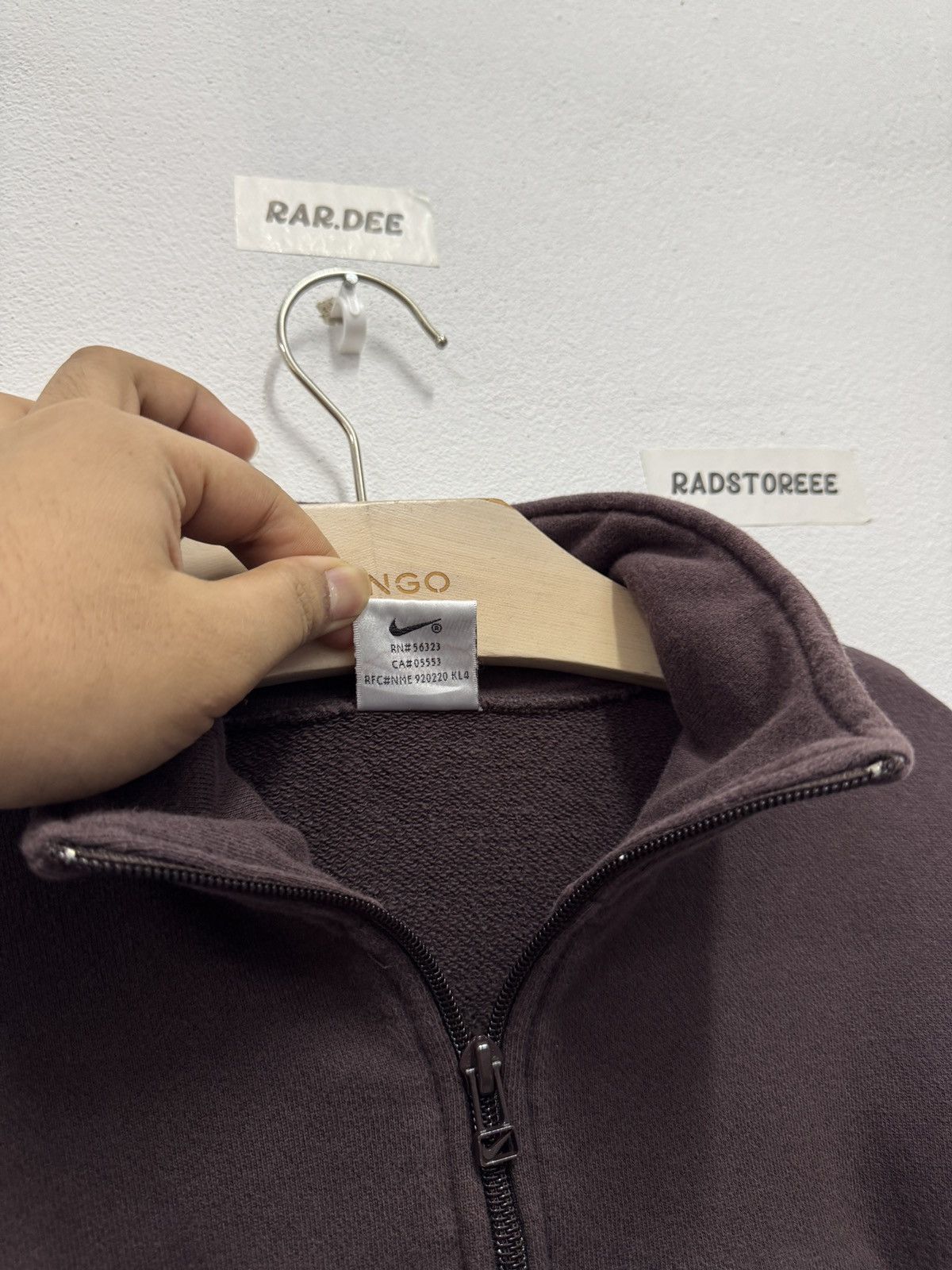 Nike Vintage Nike Spellout Halfzip Size US L / EU 52-54 / 3 - 6 Thumbnail