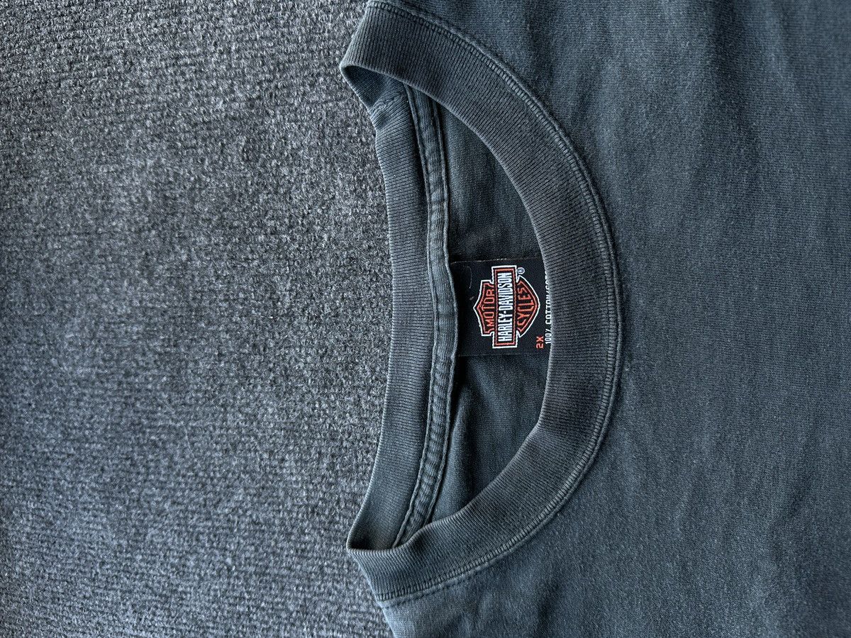 Harley Davidson 🚨VNTG HARLEY DAVIDSON 00s MEN TEE RARE BIG LOGO FADED Size US XXL / EU 58 / 5 - 7 Thumbnail