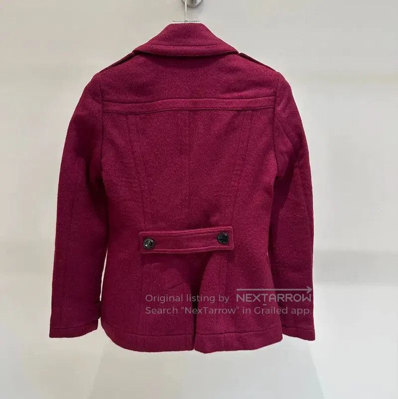 Burberry Burberry Women's Wine Red Double-Breasted Coat. Size S / US 4 / IT 40 - 5 Thumbnail