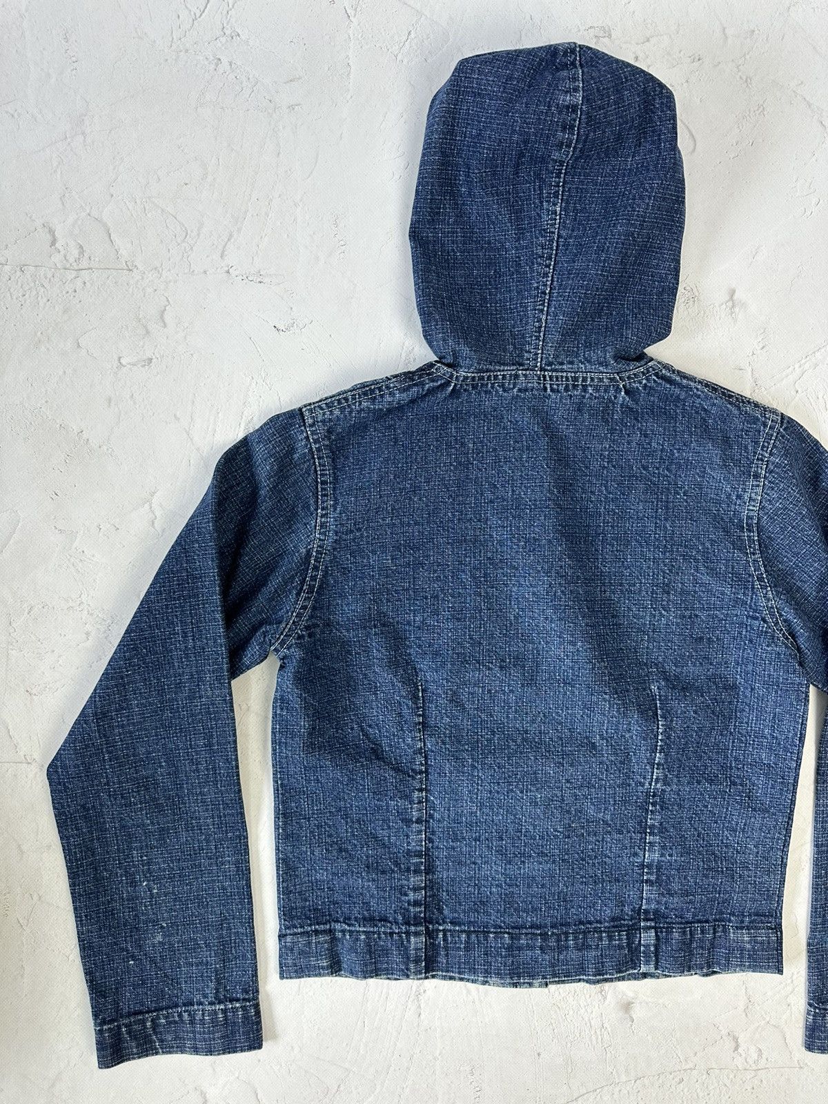 Beauty Beast × If Six Was Nine × Vintage Vintage Denim Hooded Crop Jacket Size M / US 6-8 / IT 42-44 - 7 Thumbnail