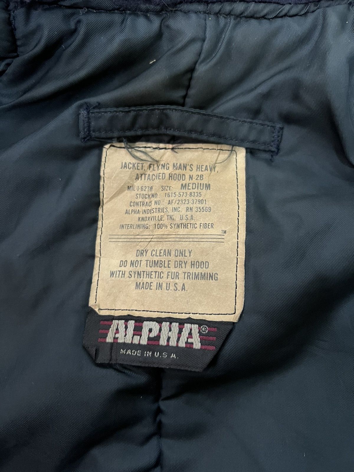Alpha Industries Alpha Industries N2B Bomber Size US M / EU 48-50 / 2 - 12 Thumbnail