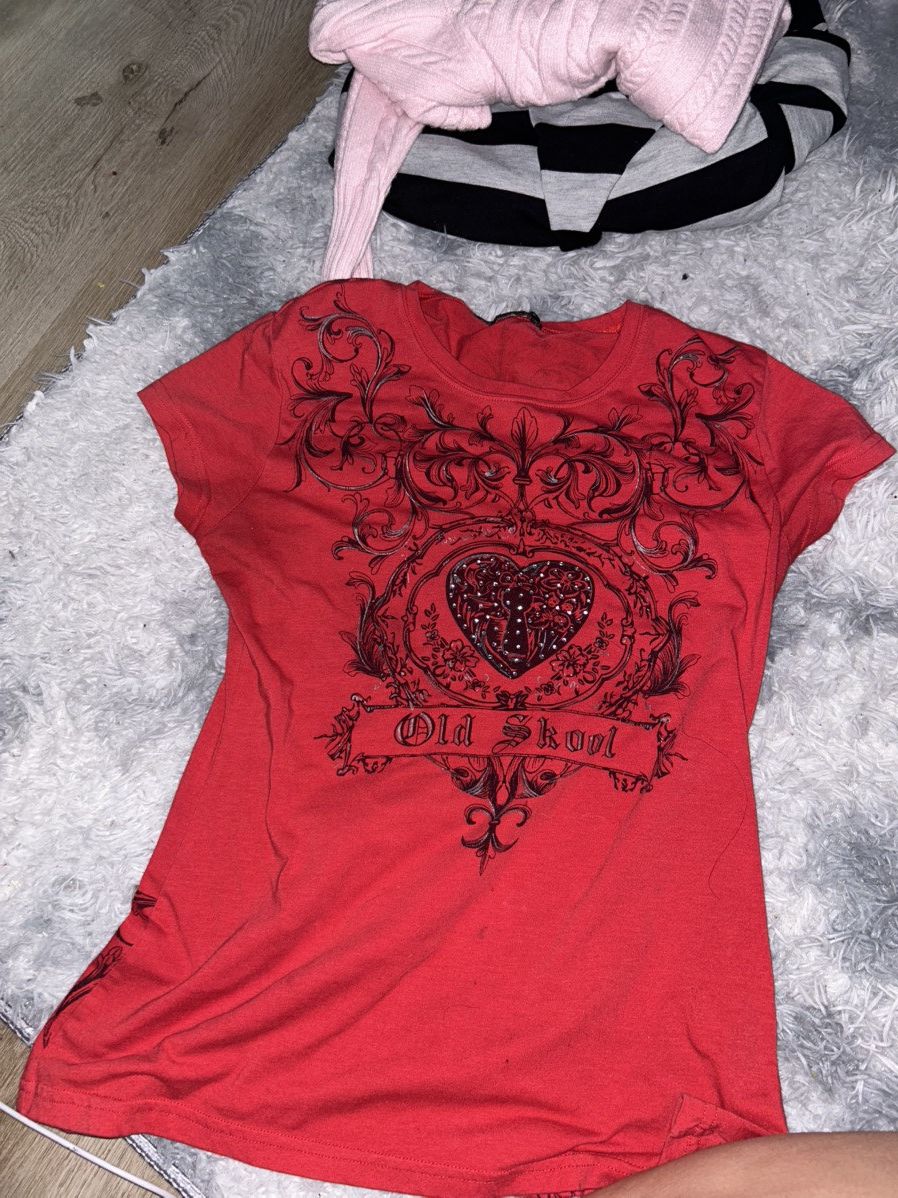 Vintage Heart cute tee Size L / US 10 / IT 46 - 1 Thumbnail