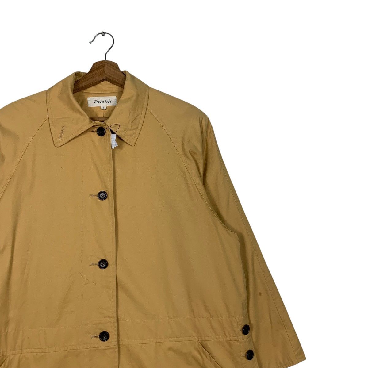 Calvin Klein CALVIN KLEIN Yellow Overcoat Jacket #2325-C104 Size US L / EU 52-54 / 3 - 6 Thumbnail
