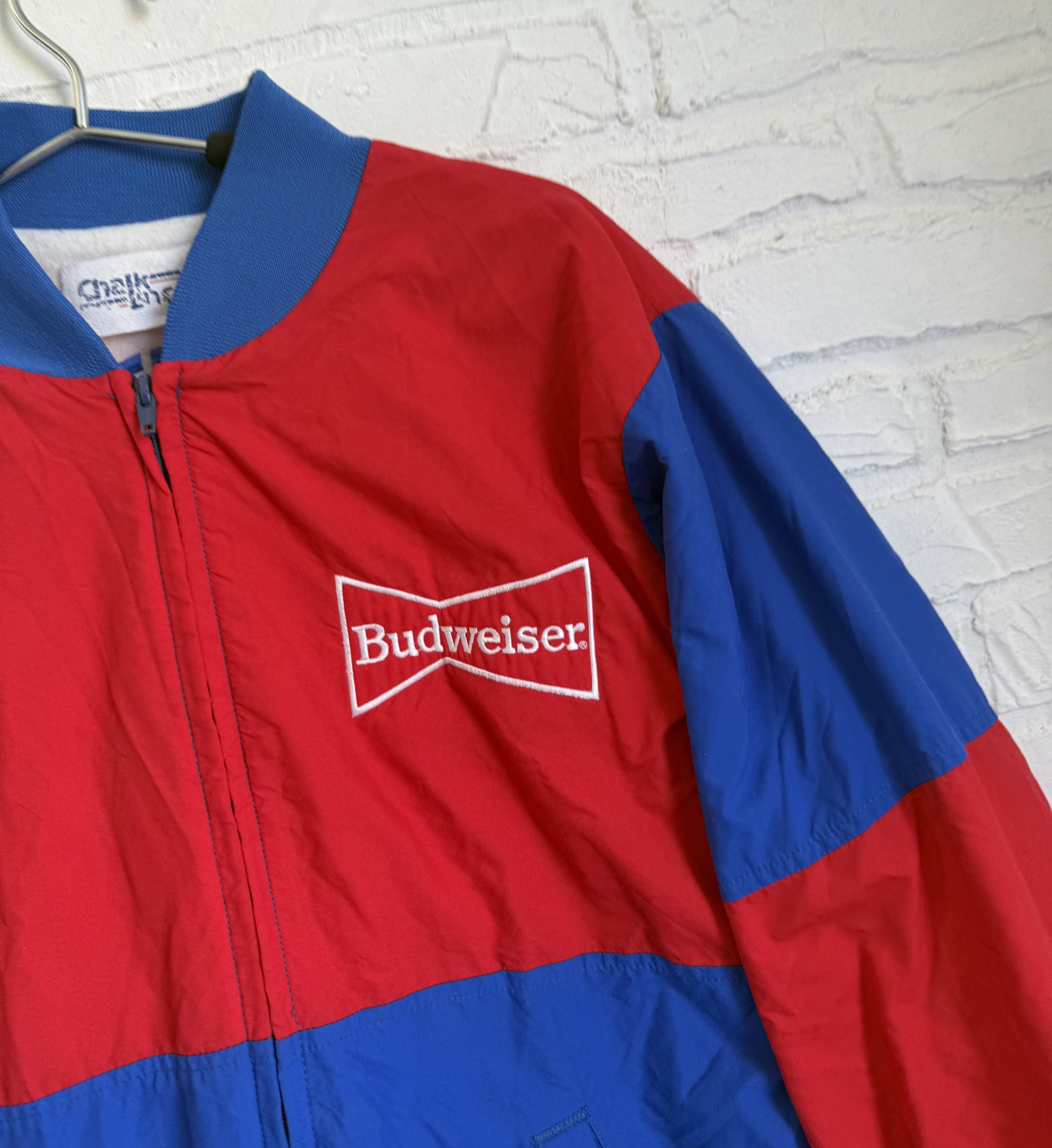 Chalk Line Vintage 90s Budweiser Chalk Line Bomber Jacket Rodeo Size US S / EU 44-46 / 1 - 4 Thumbnail