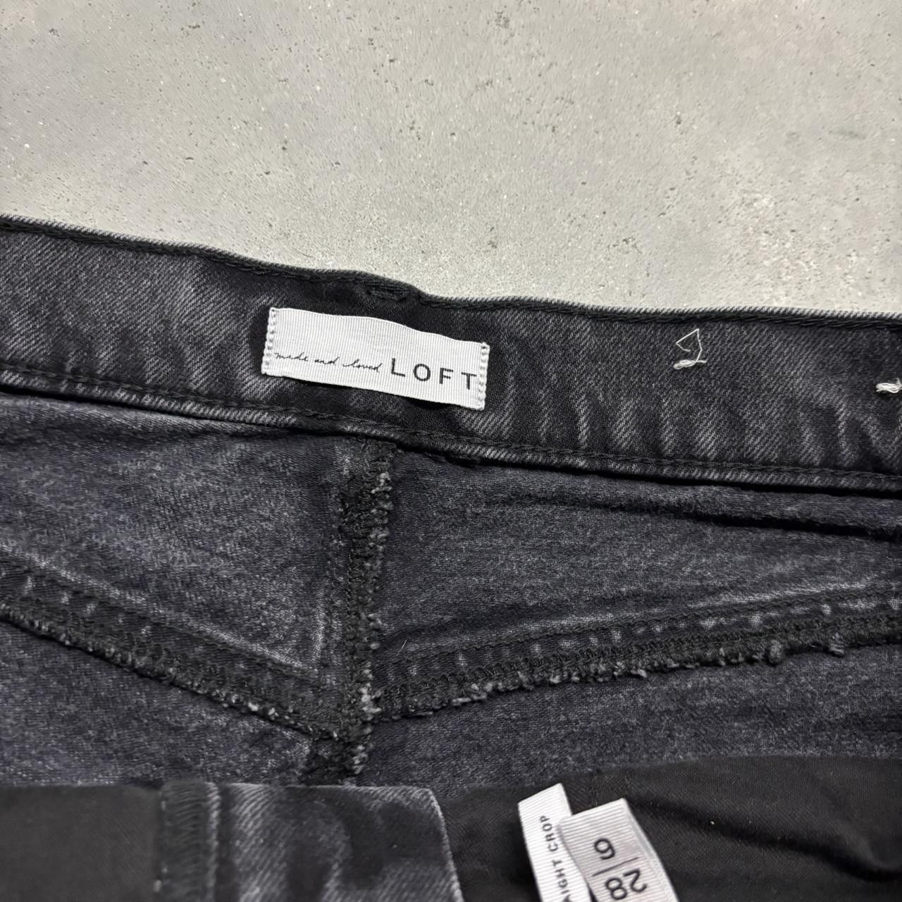 Japanese Brand × Vintage Crazy Vintage Y2K/2000s Grunge Faded Black Denim Jeans! Size US 29 - 7 Thumbnail