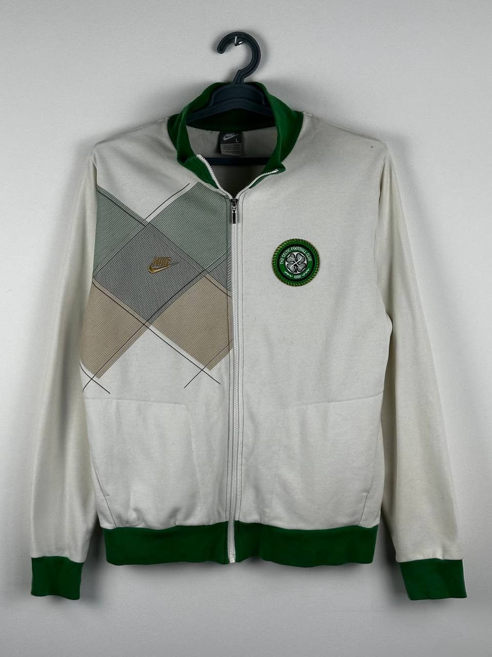 Nike × Vintage Vintage Nike Celtic FC Soccer Limited Edition Zip Sweatshirt Size US L / EU 52-54 / 3 - 1 Thumbnail