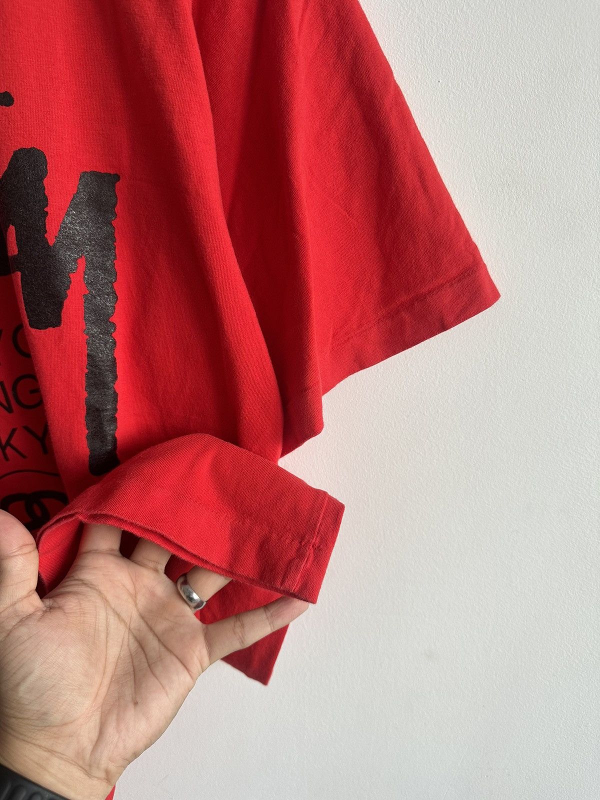 Stussy × Vintage Vintage 90’s Stussy World Tour Single Stitch USA Tshirt Size US L / EU 52-54 / 3 - 5 Thumbnail