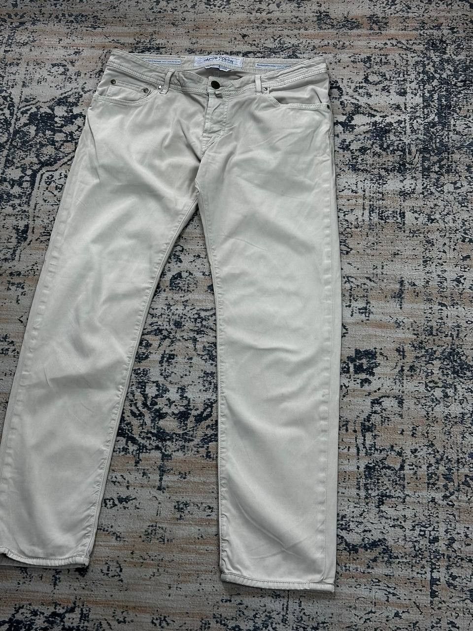 Jacob Cohen Luxury Jacob Cohen Beige Chino Pants Rare Retro Size US 35 - 2 Thumbnail