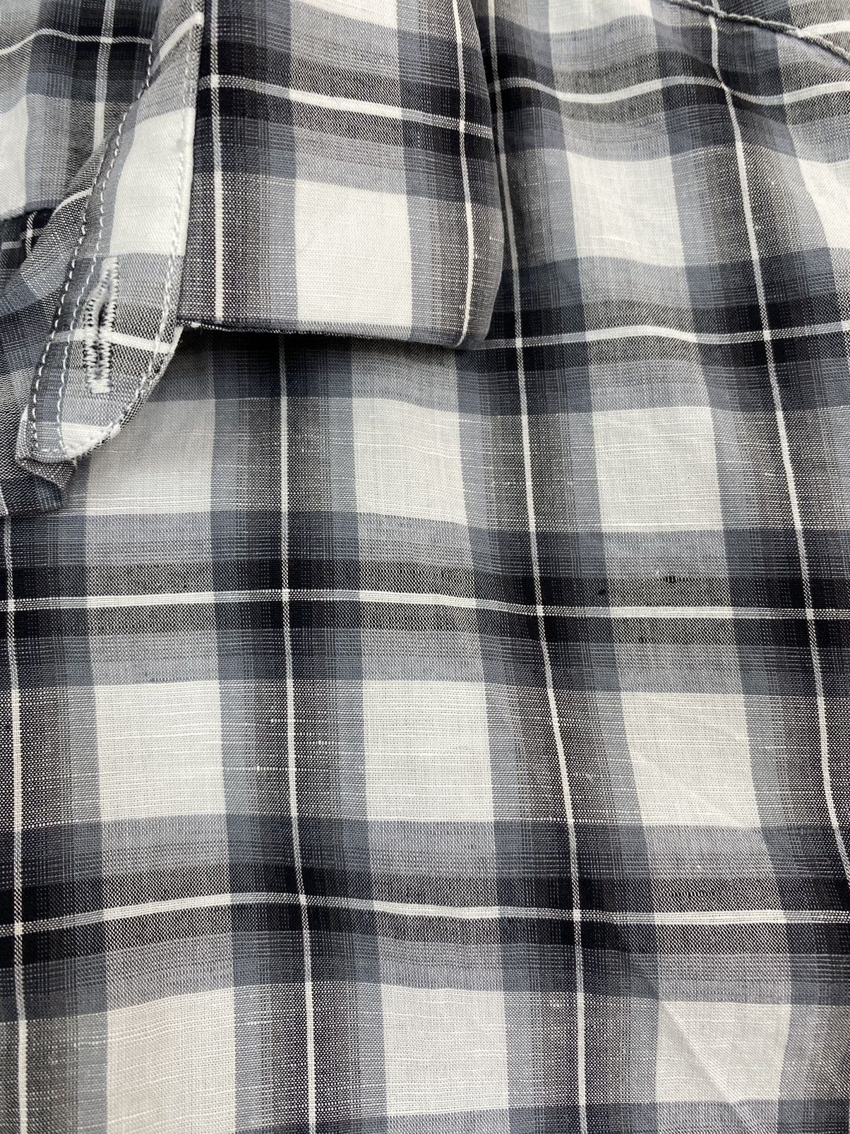 Takeshy Kurosawa Takeshy Kurosawa Homme Check Split Short Sleeve Shirt Size US S / EU 44-46 / 1 - 3 Thumbnail