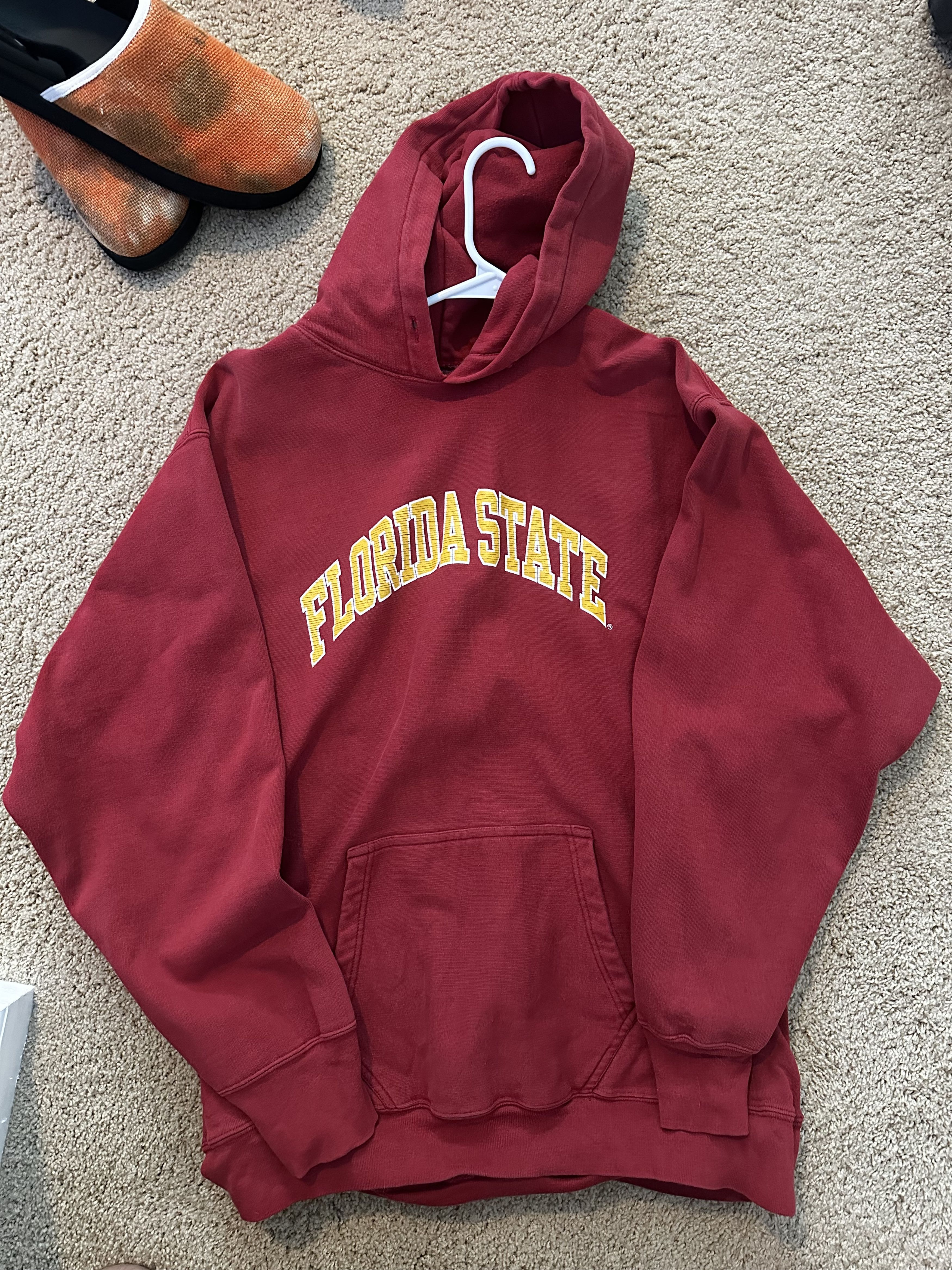 Steve And Barrys Vintage Florida State Hoodie Size US L / EU 52-54 / 3 - 1 Thumbnail