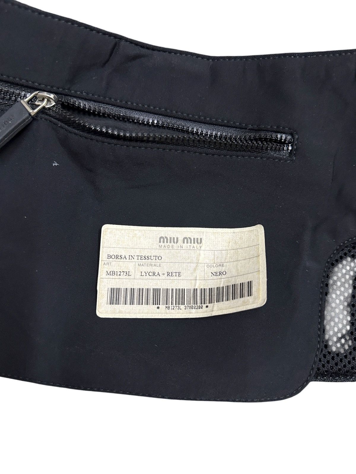 Miu Miu Vintage MIU MIU 1999 Iconic Belt Bag Riri Zipper Prada Size ONE SIZE - 6 Thumbnail
