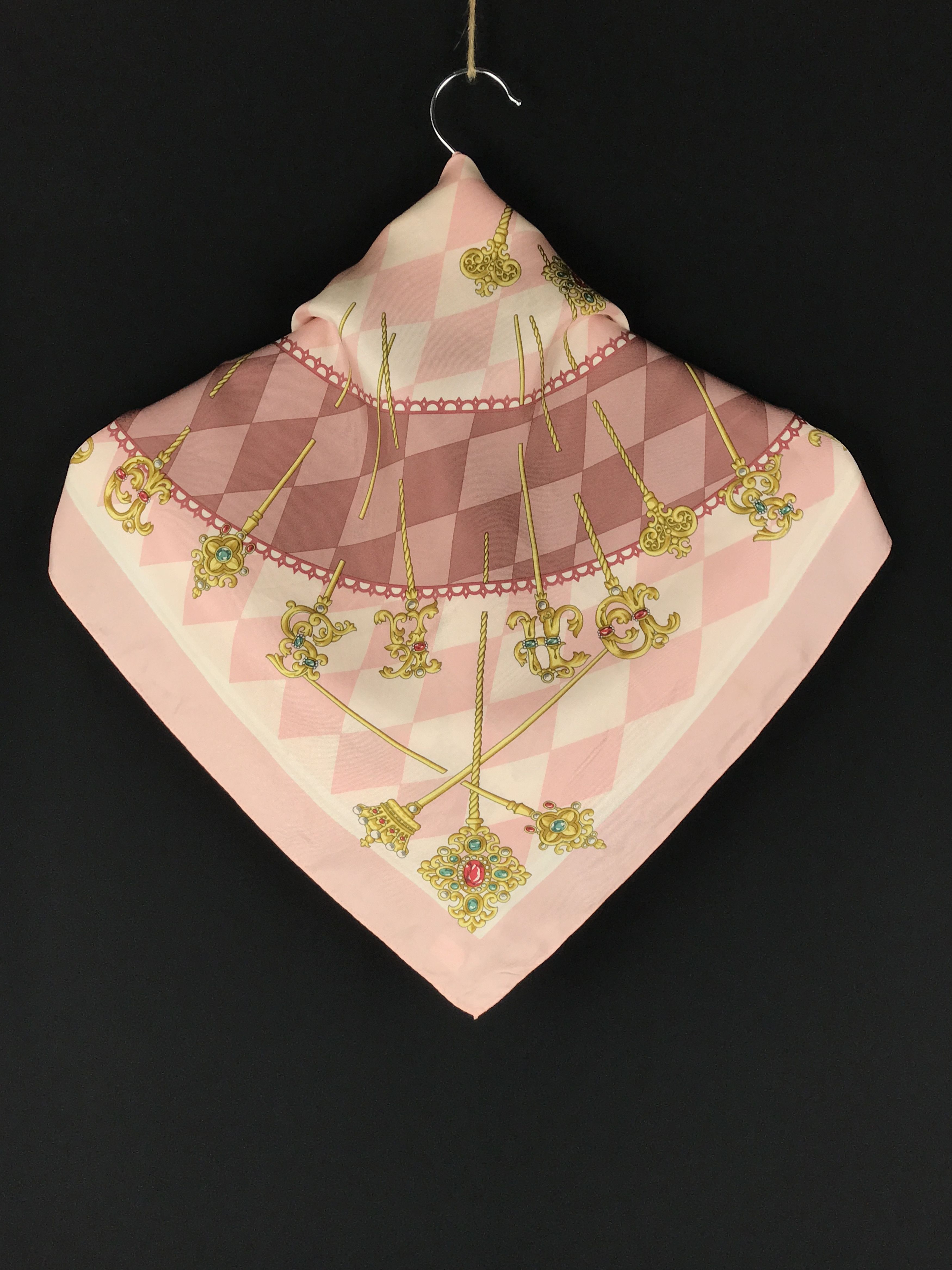 DAKS × Designer × Vintage Vintage Daks Silk Scarf Size ONE SIZE - 3 Thumbnail