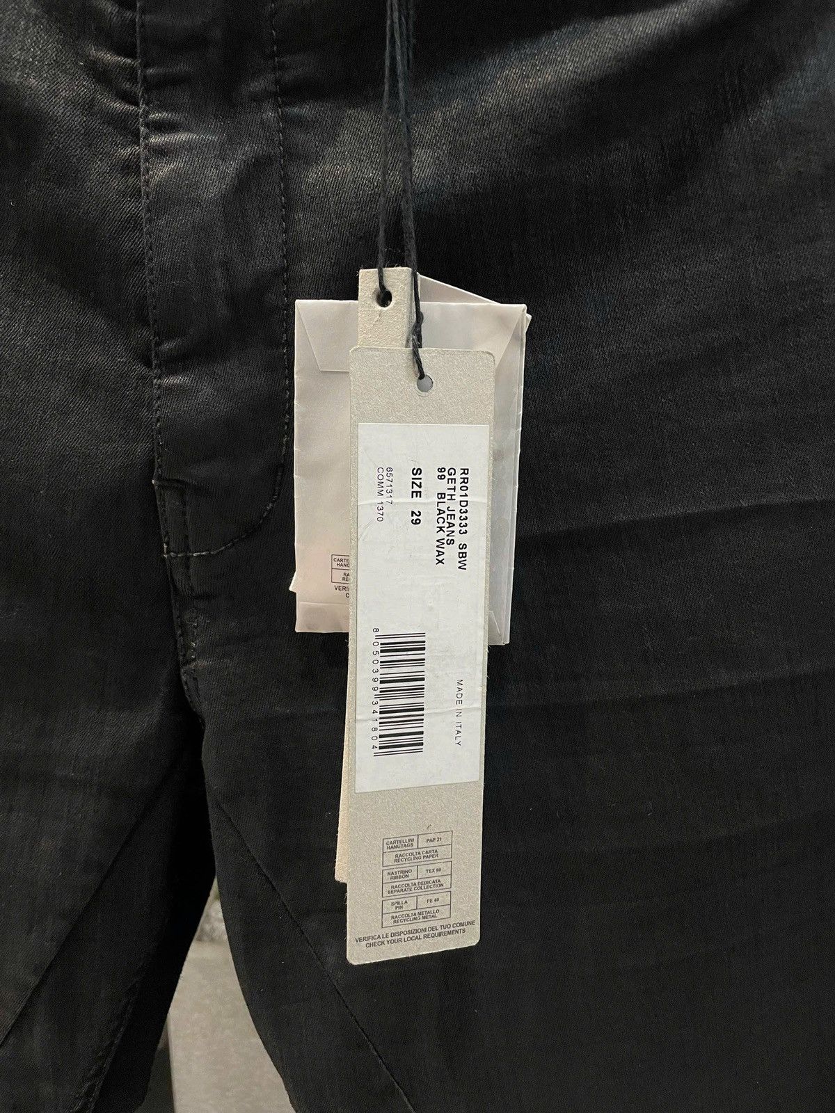 Rick Owens Rick Owens Geth Jeans Waxed Size US 29 - 5 Thumbnail