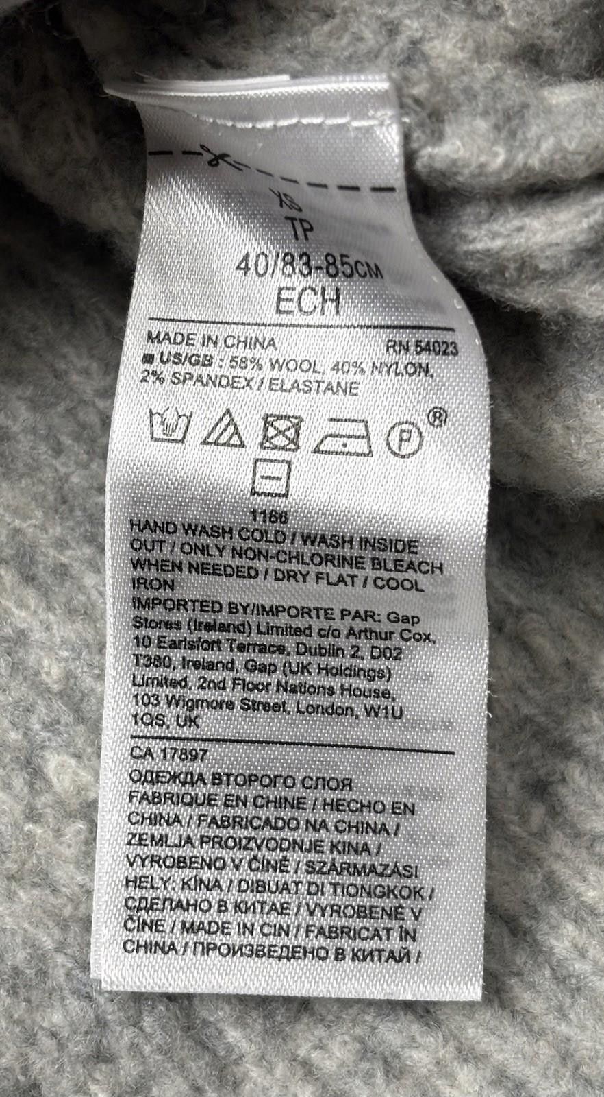 Banana Republic Banana Republic Sweater Womens XS Chunky Waffle Knit Wool Size XS / US 0-2 / IT 36-38 - 12 Thumbnail