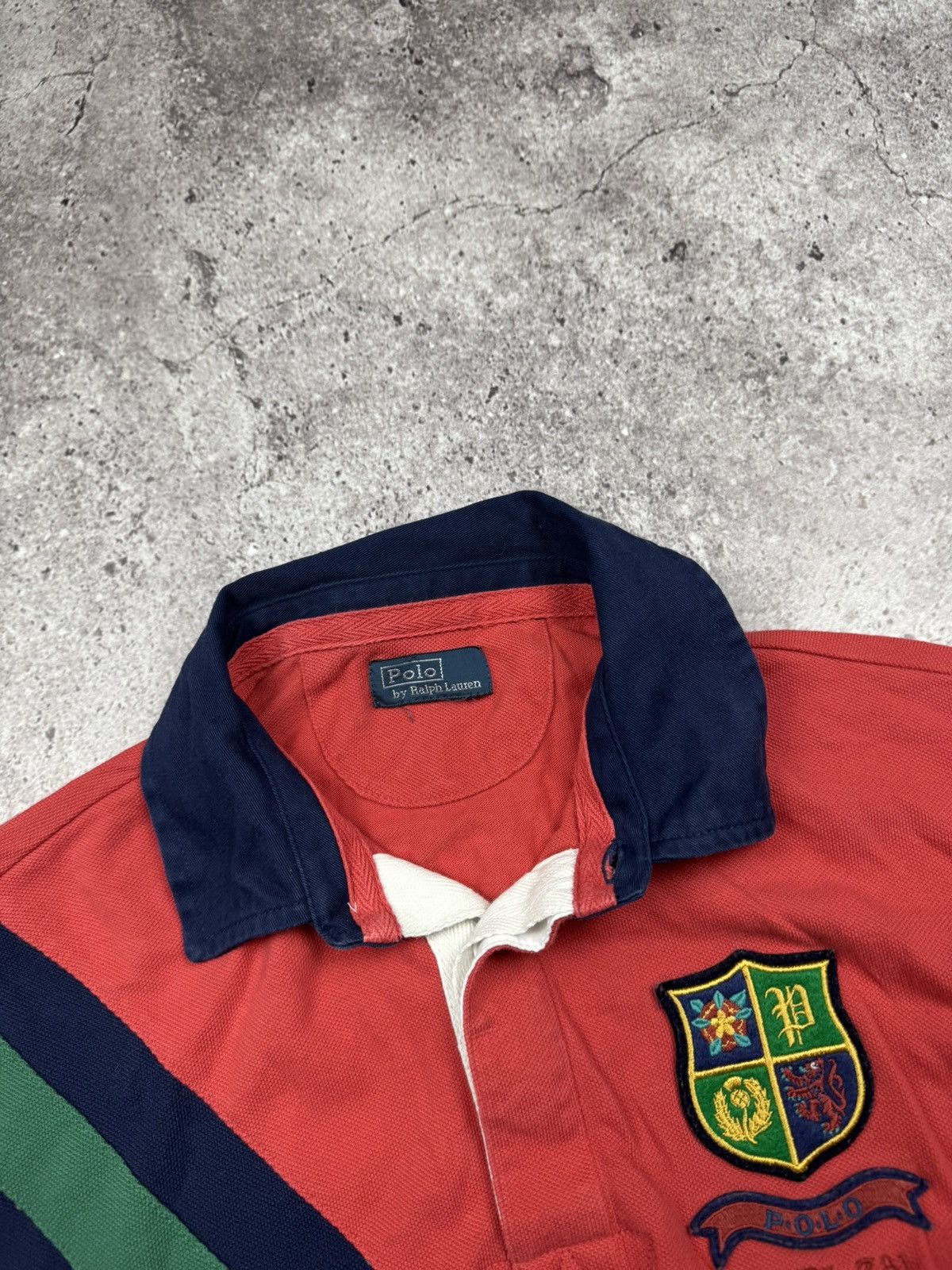 Polo Ralph Lauren Vintage Polo Ralph Lauren Striped Y2K Rugby Polo Shirt Japan Size US S / EU 44-46 / 1 - 4 Thumbnail