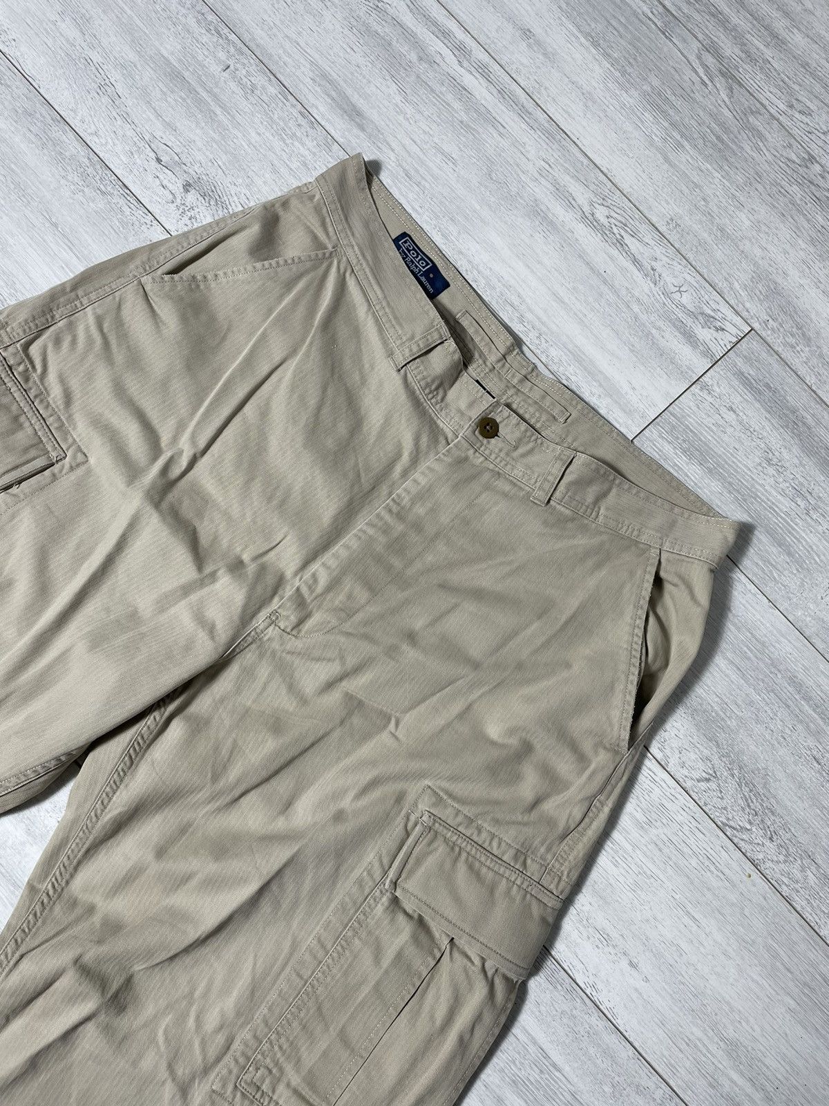 Japanese Brand × Polo Ralph Lauren Polo Ralph Lauren Vintage Cargo Pants Size US 36 / EU 52 - 2 Thumbnail