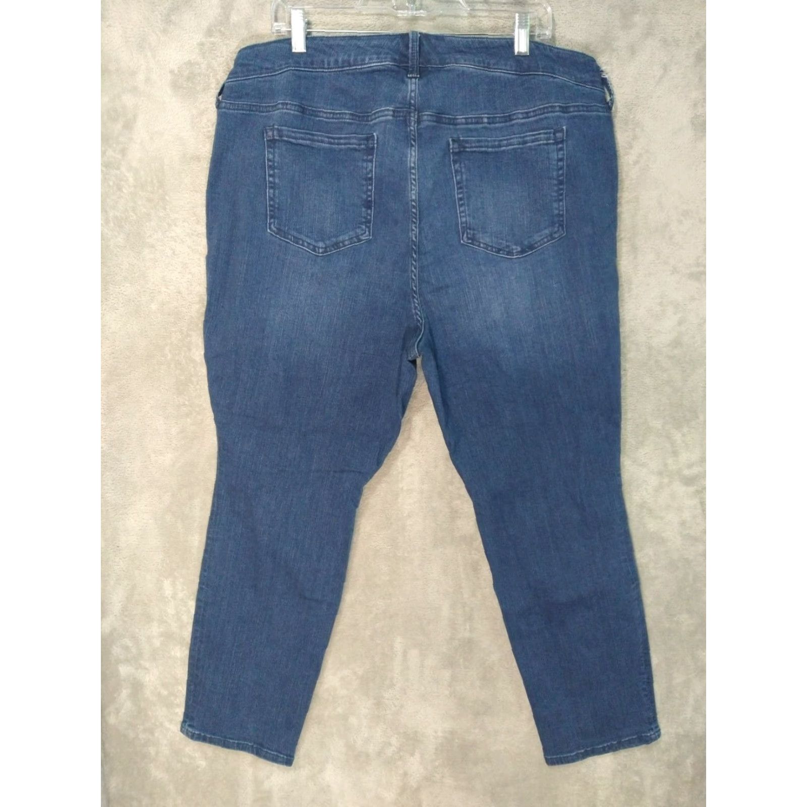Torrid Torrid Jeans 20R Womens Blue Perfect Skinny Ankle Stretch Mid Rise Dark Wash Size 42" / US 20 - 2 Thumbnail