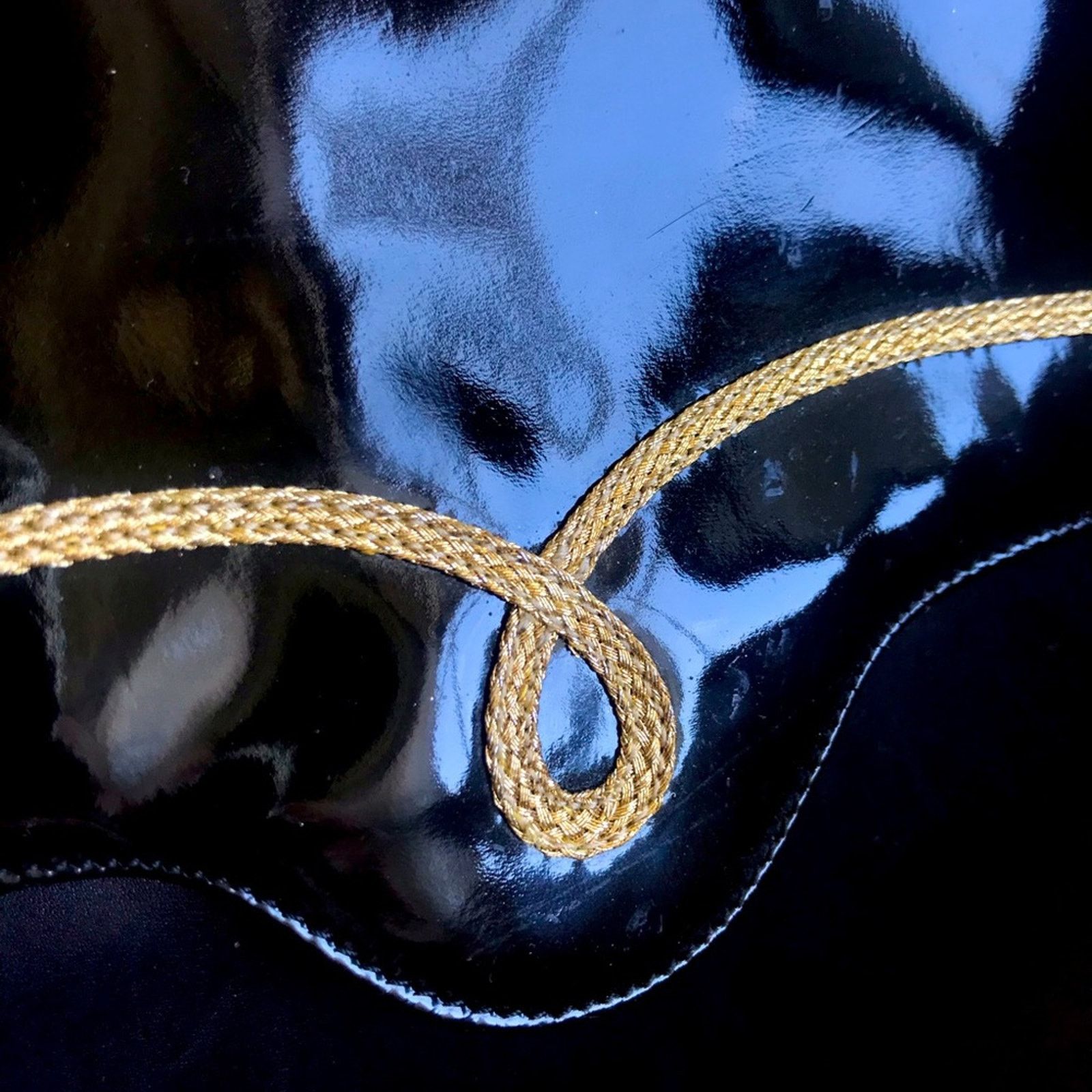 Bally BALLY Chain Flap Shoulder Crossbody Bag ⭐️ Patent Leather Size ONE SIZE - 12 Thumbnail