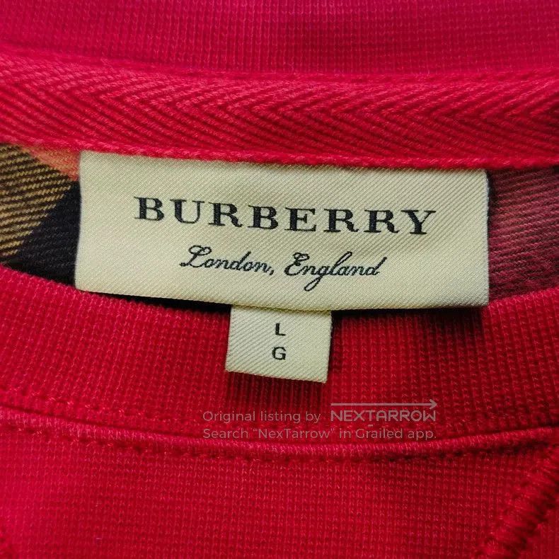 Burberry Burberry War Horse Red Sweatshirt. Size US L / EU 52-54 / 3 - 4 Thumbnail
