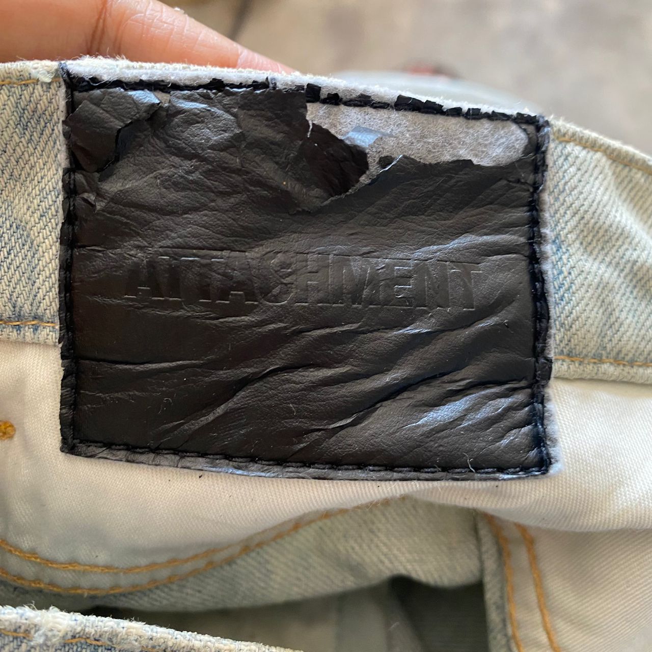 Attachment Vintage Attachment Japanese Brand Distressed Flare Denim Size US 30 / EU 46 - 11 Thumbnail